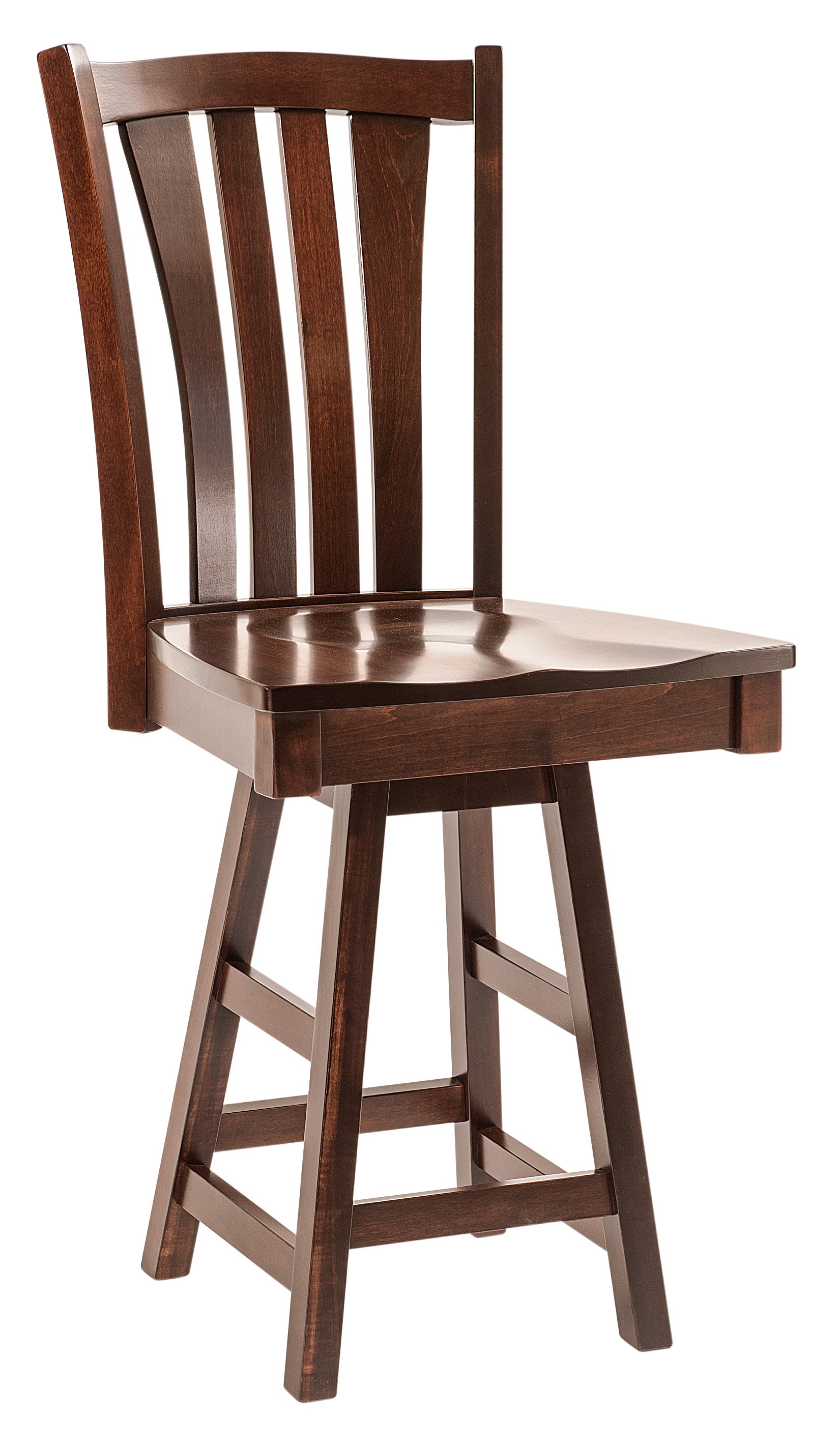Amish Harris Swivel Barstool