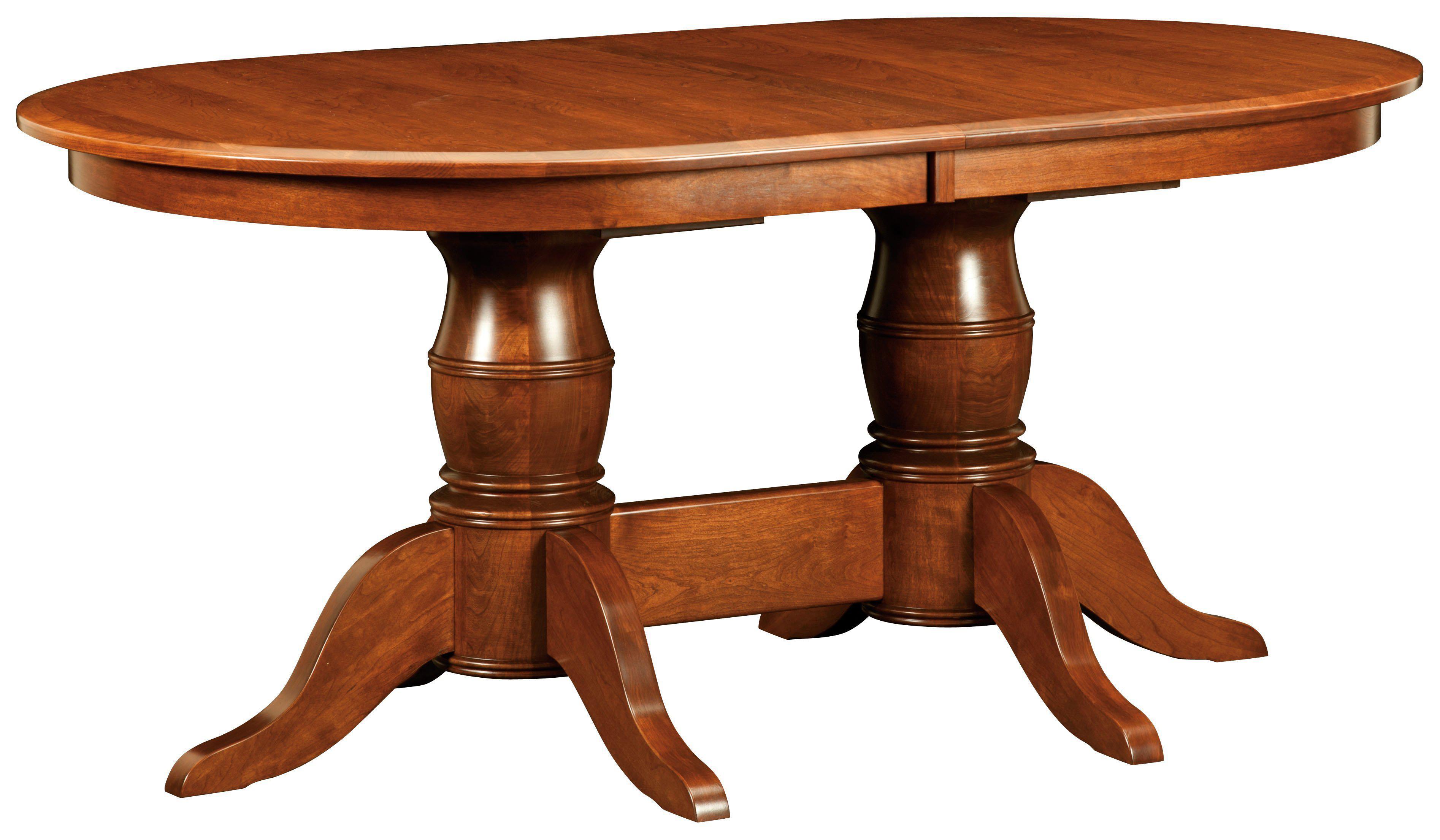 Amish Harrison Double Pedestal Table
