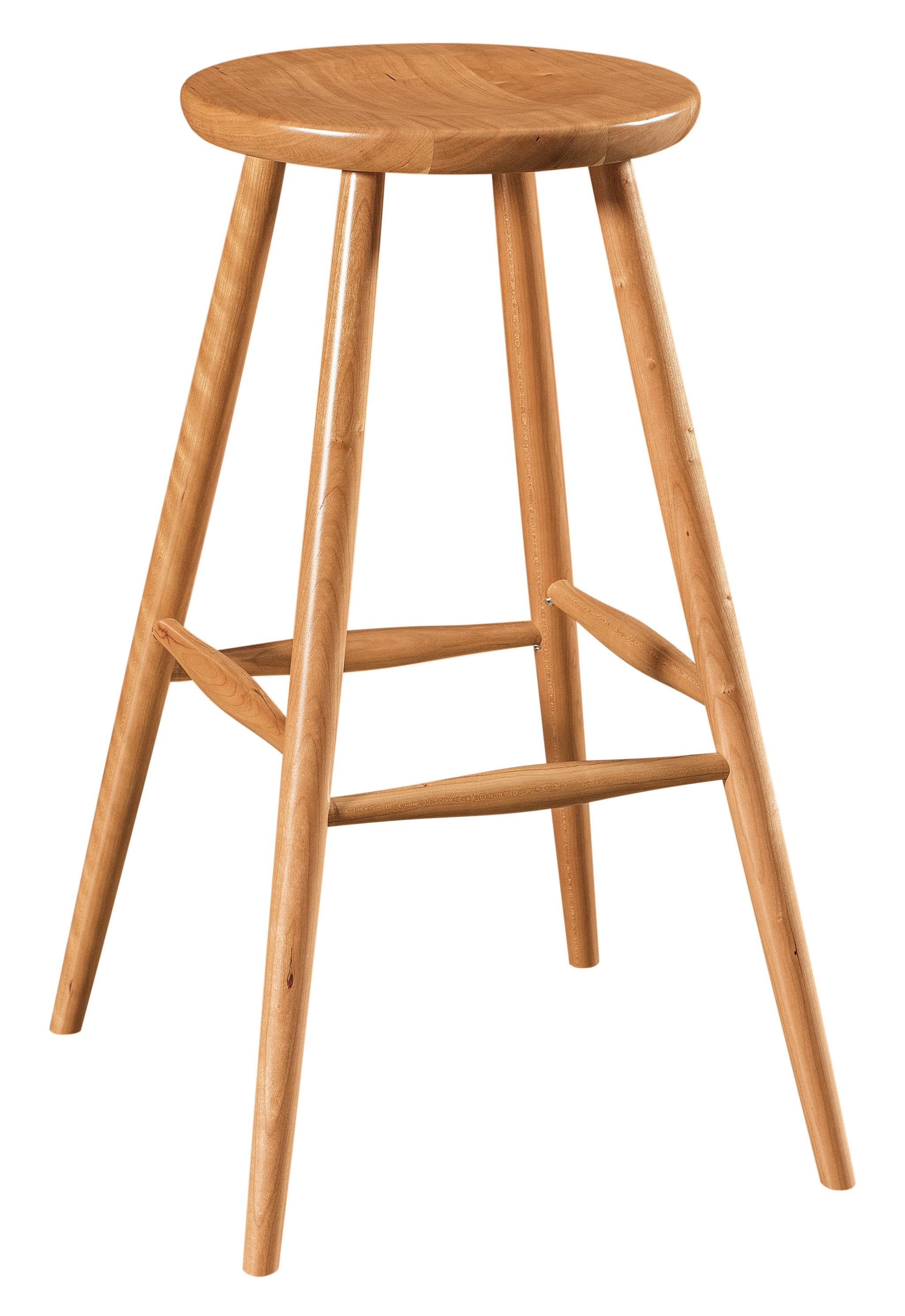 Amish Haskin Stationary Bar Chair