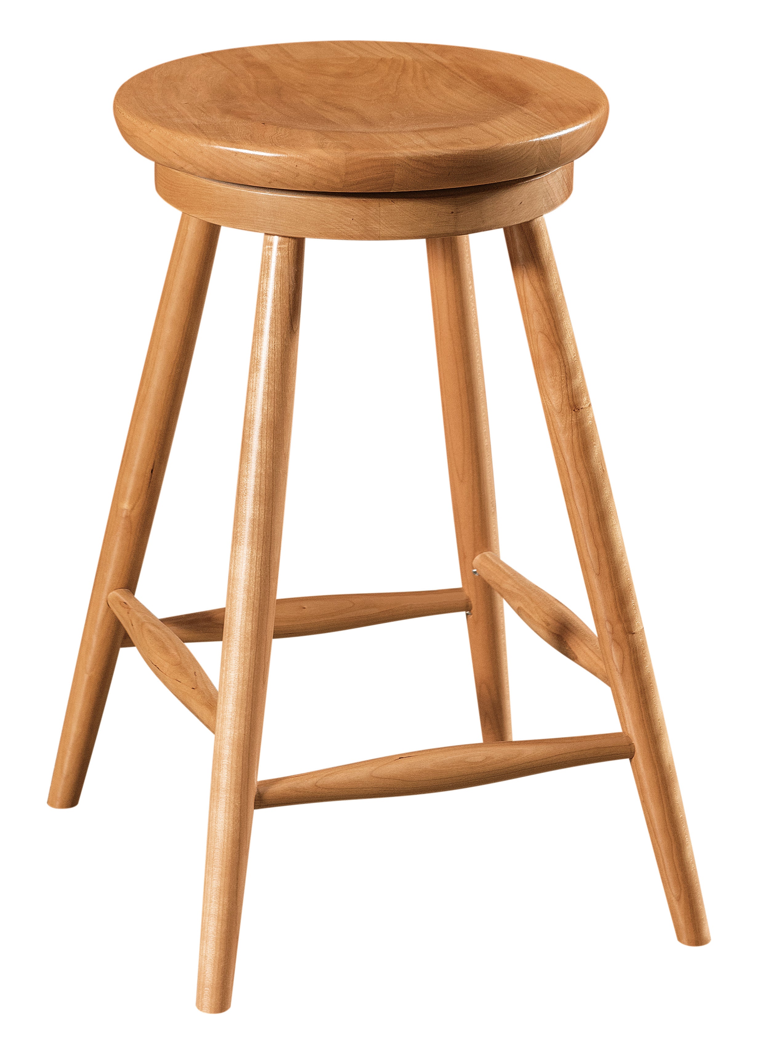 Amish Haskin Swivel Bar Stool