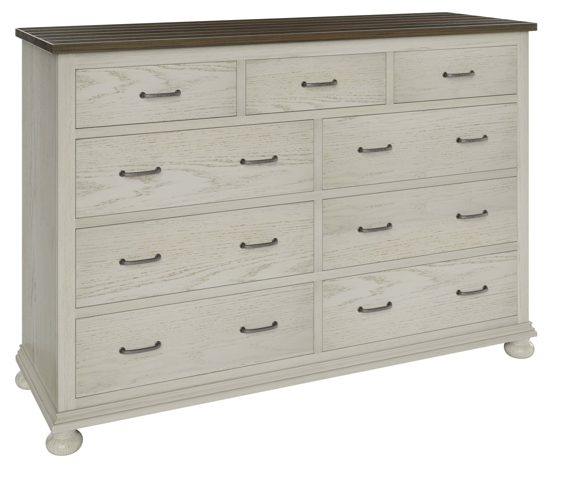 Amish Hickory Grove Tall Dresser