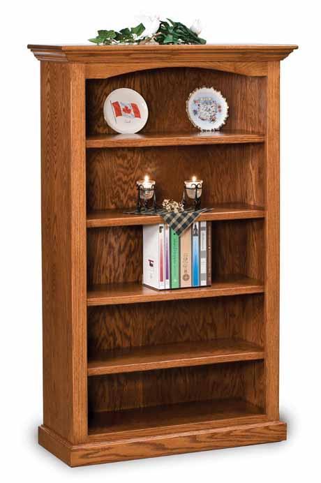 Amish Hoosier Heritage Four Shelves Bookcase - Thumbnail 3