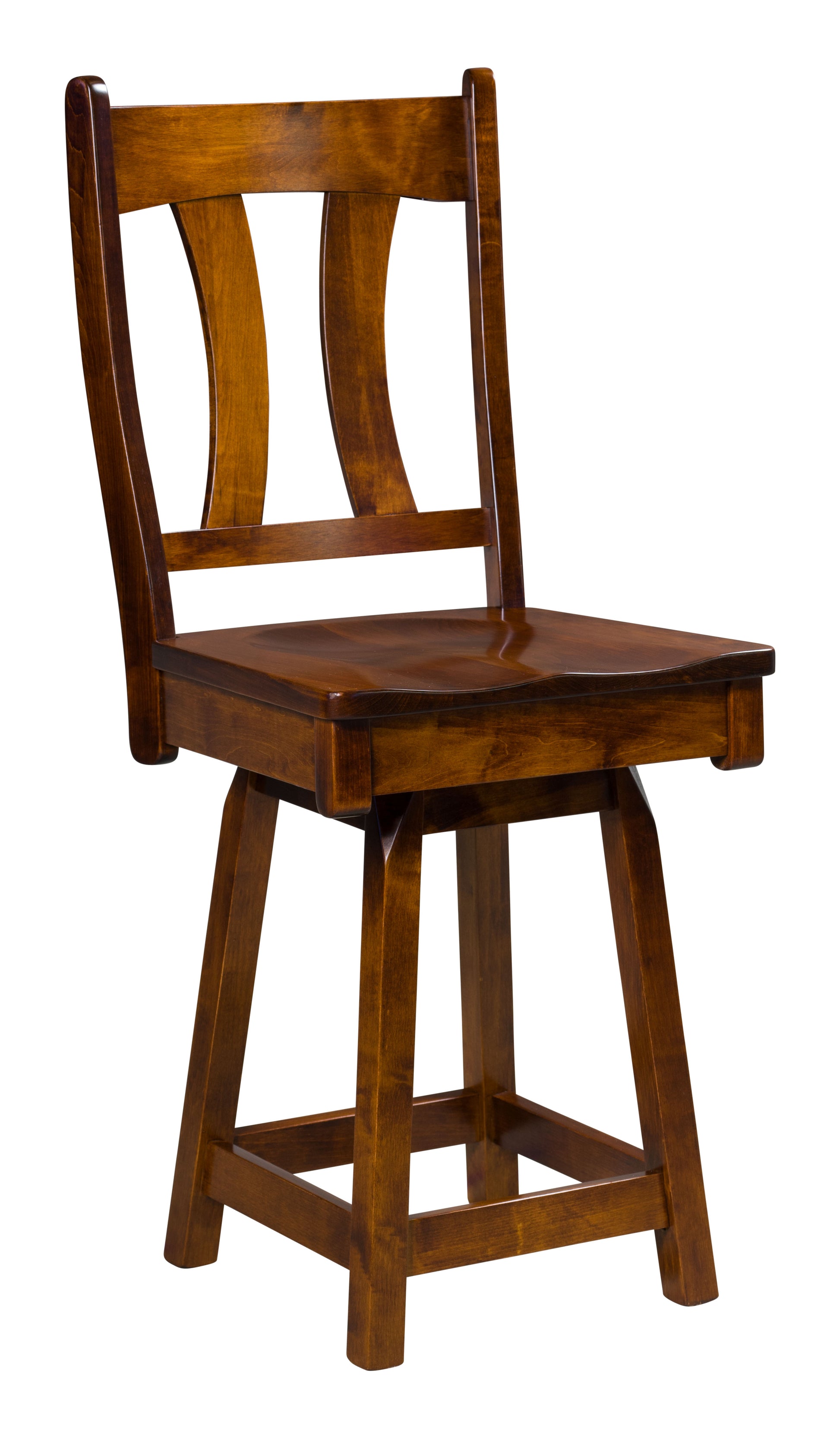 Amish Imperial Swivel Bar Stool