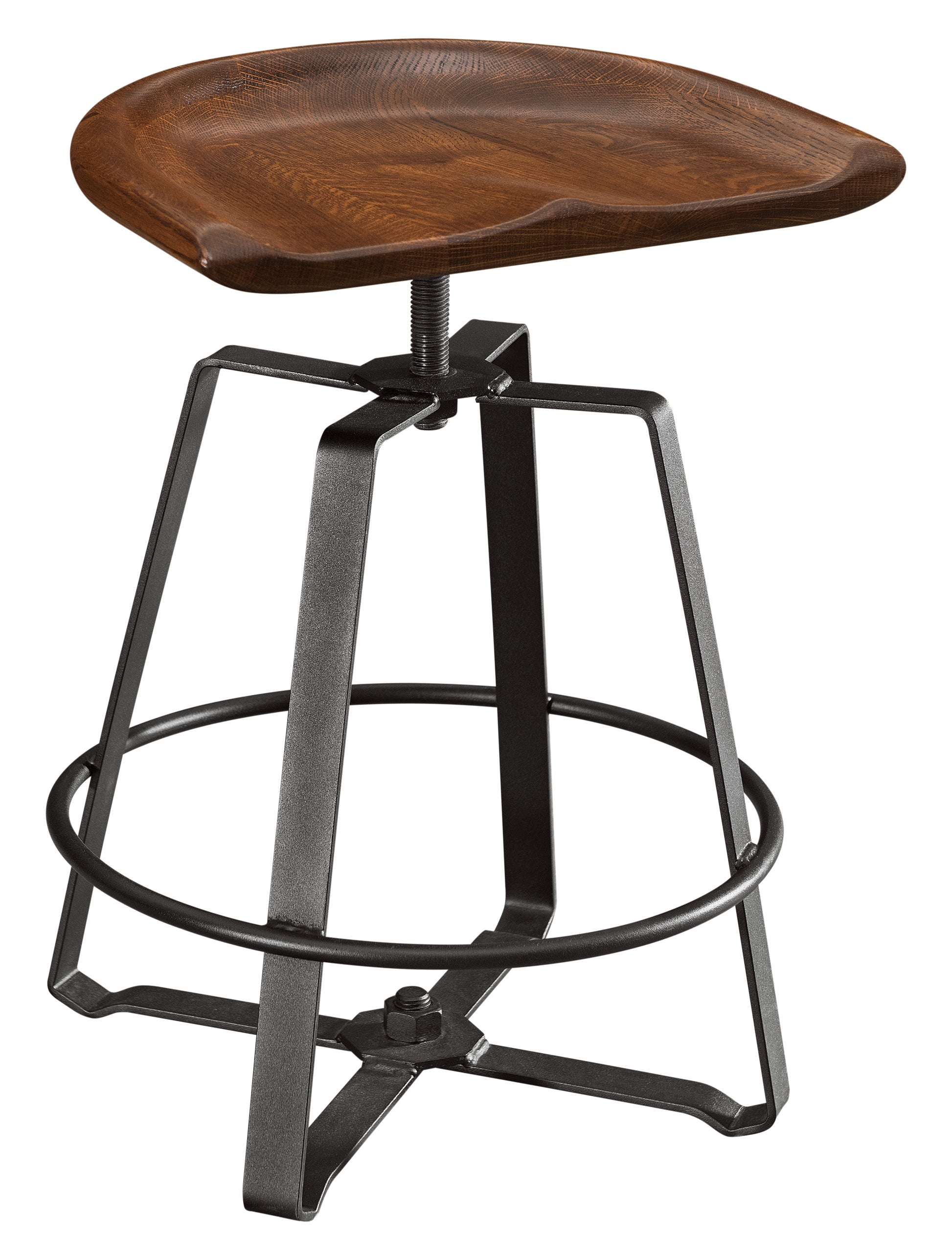 Amish Iron Craft Barstool