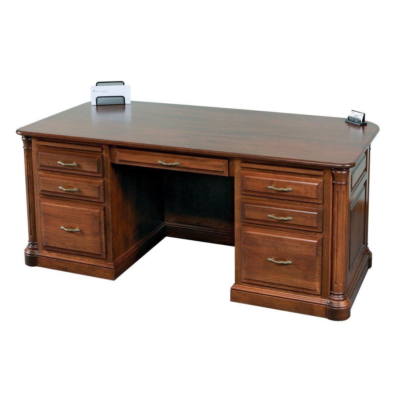 Amish Jefferson Executive Desk - Thumbnail 5