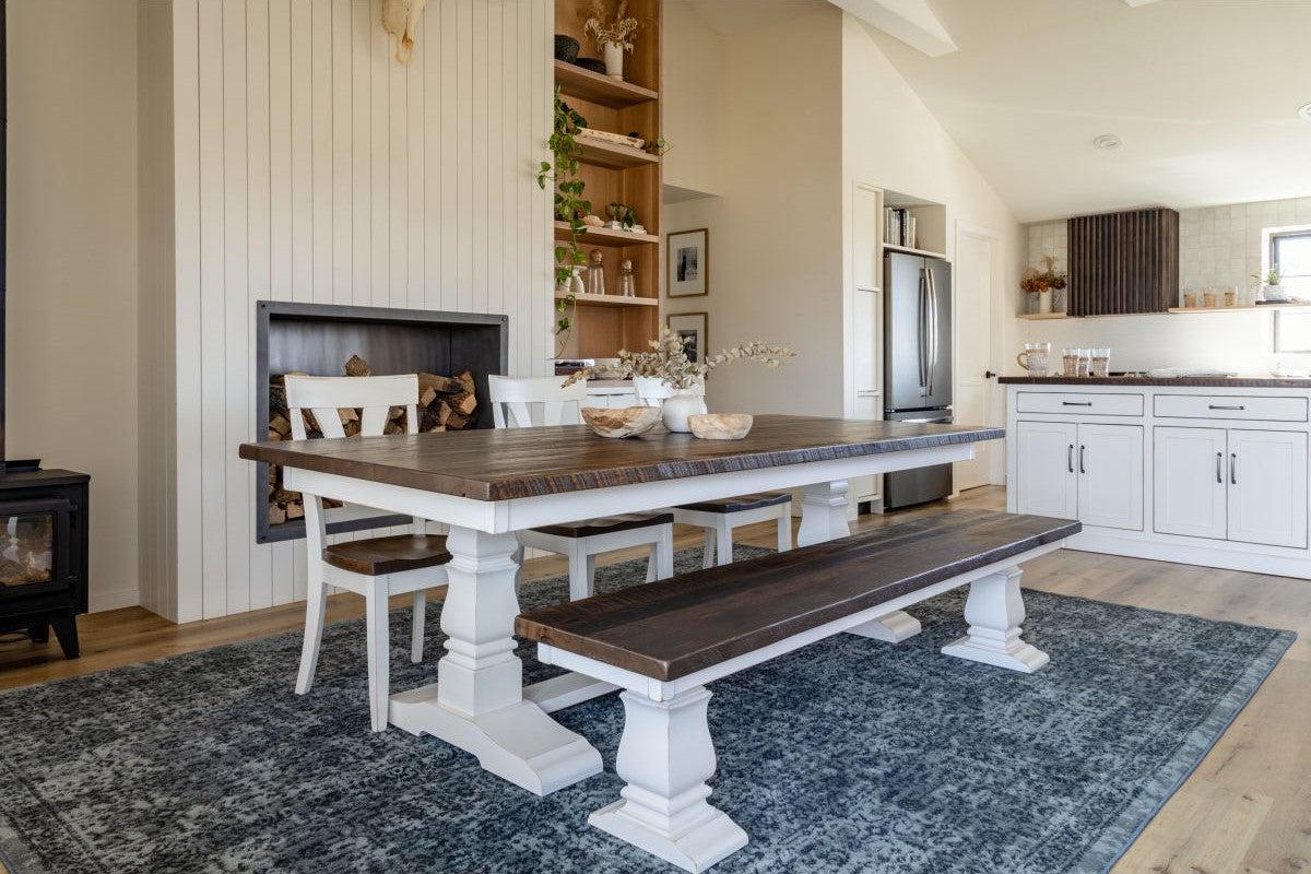 The Amish House Kimberley Trestle Table - Thumbnail 4