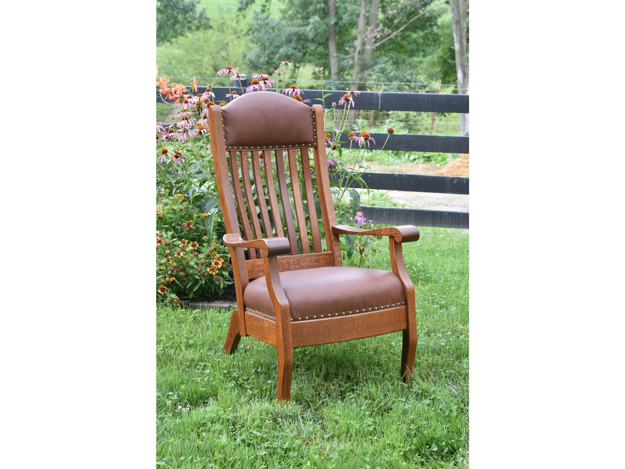 Amish King Lounge Chair - Thumbnail 3
