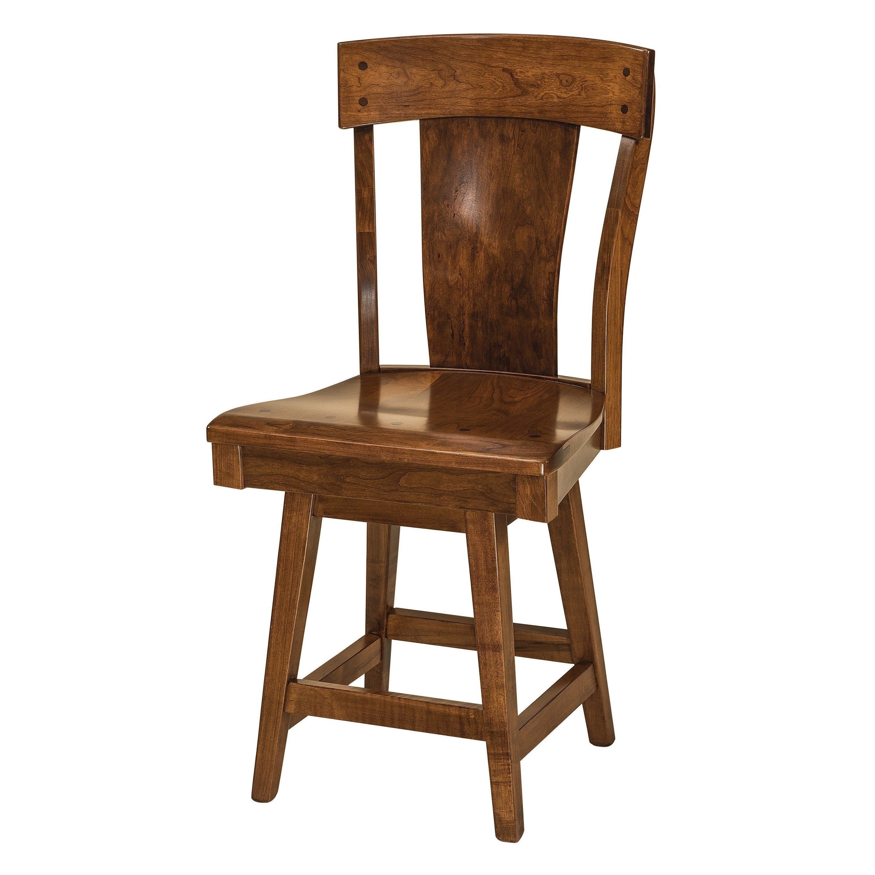The Amish House Lacombe Swivel Bar Chair
