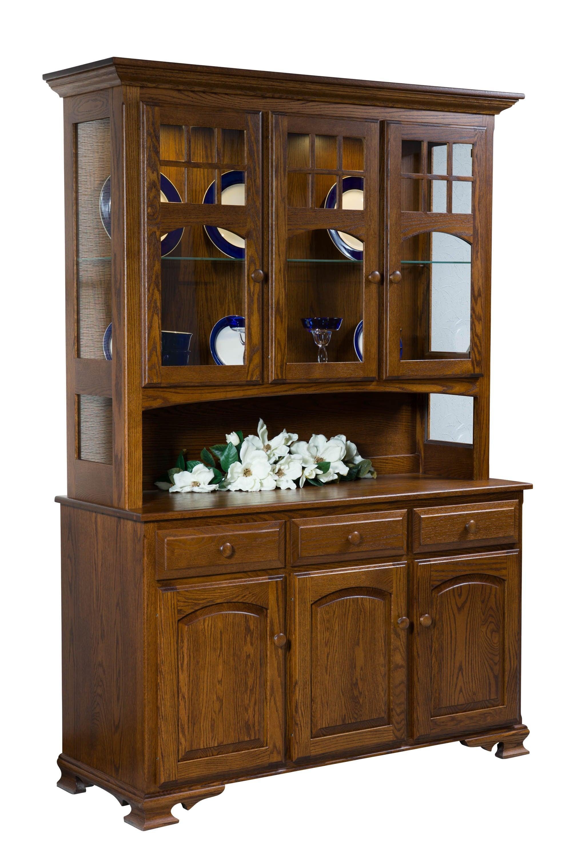 Lagrange Deluxe Three Door Hutch-The Amish House