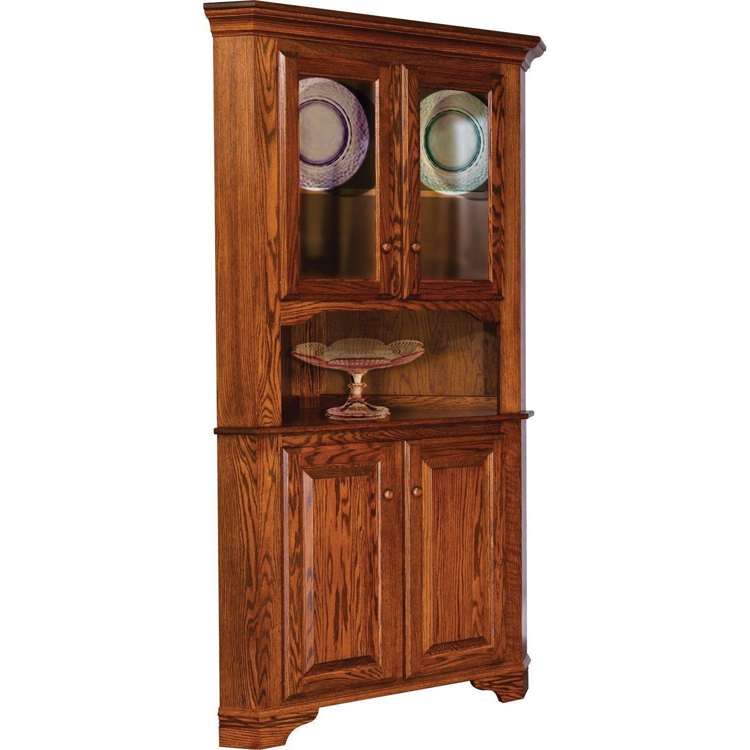 Amish Landsbury Corner Hutch