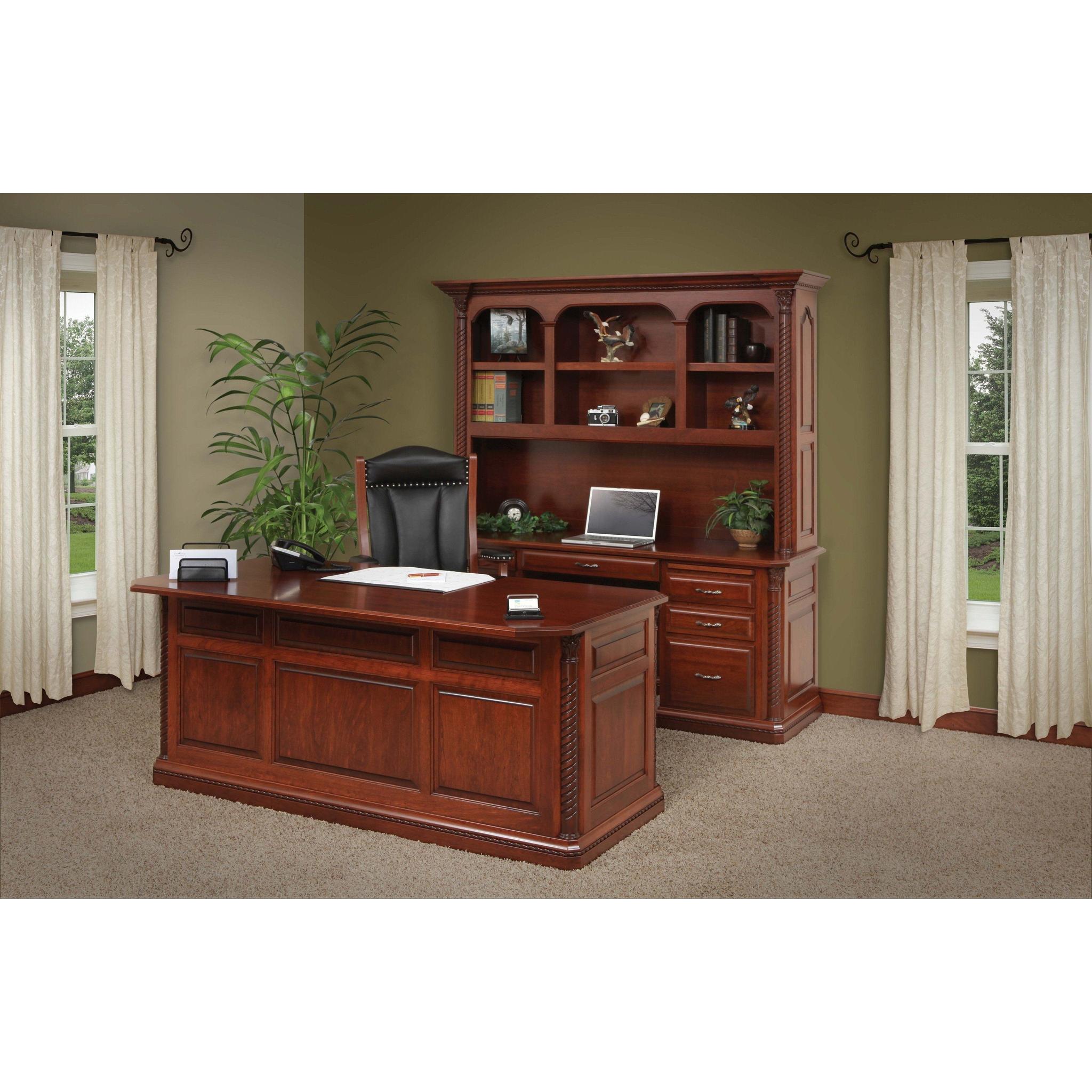 Lexington Credenza & Hutch-Office-The Amish House