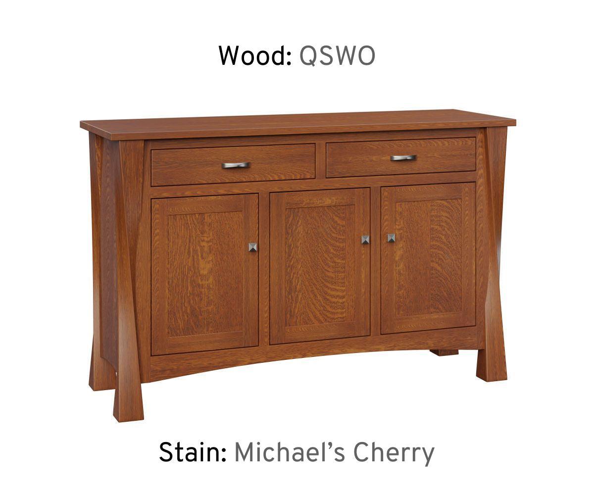 Amish Lexington Three Door Sideboard