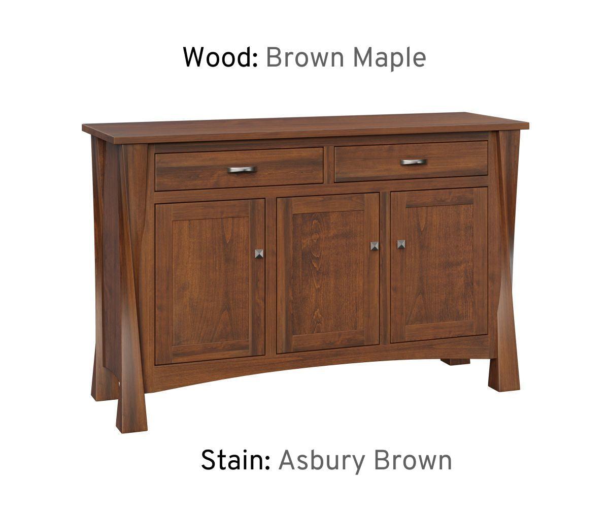 Amish Lexington Three Door Sideboard