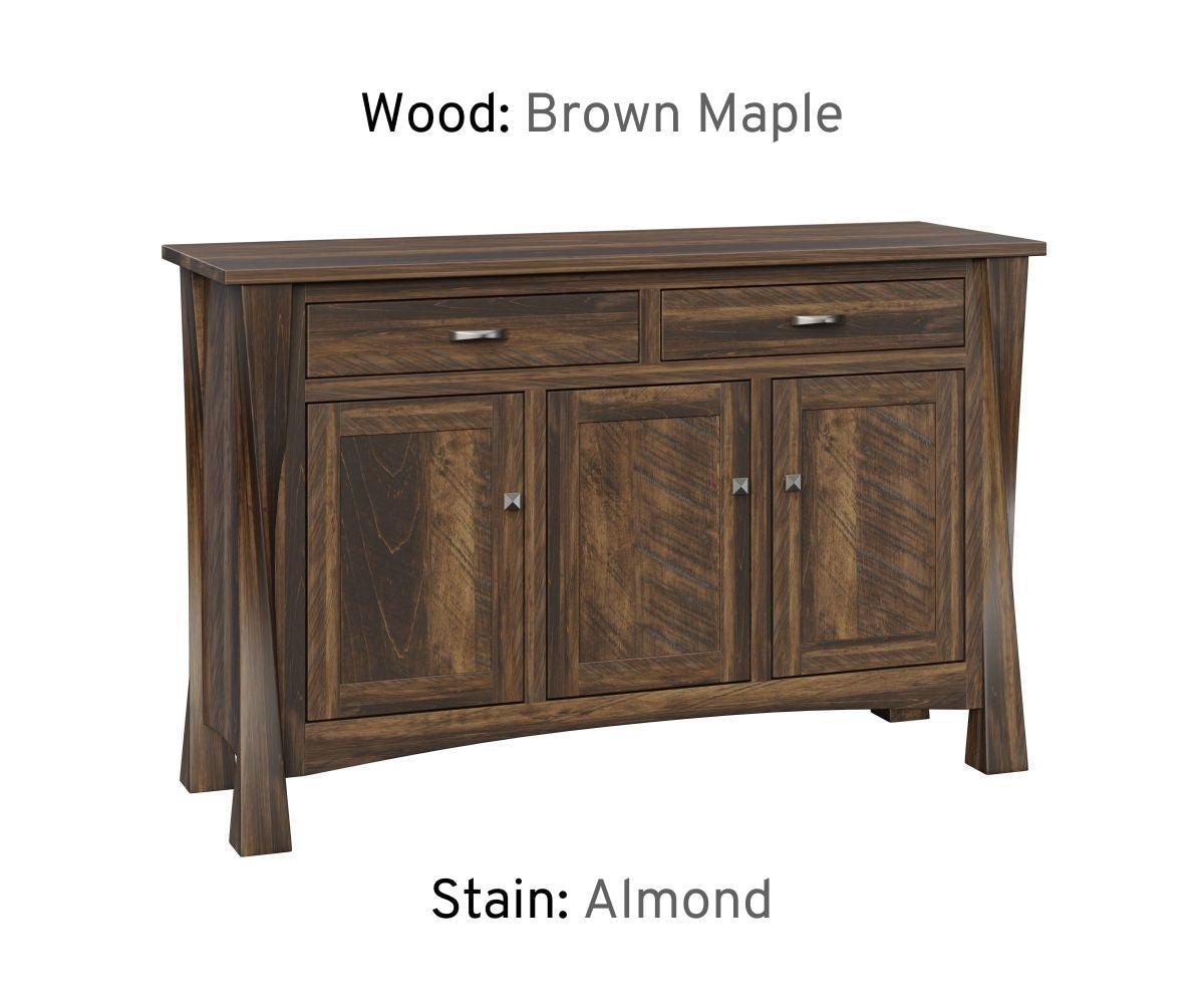 Amish Lexington Three Door Sideboard