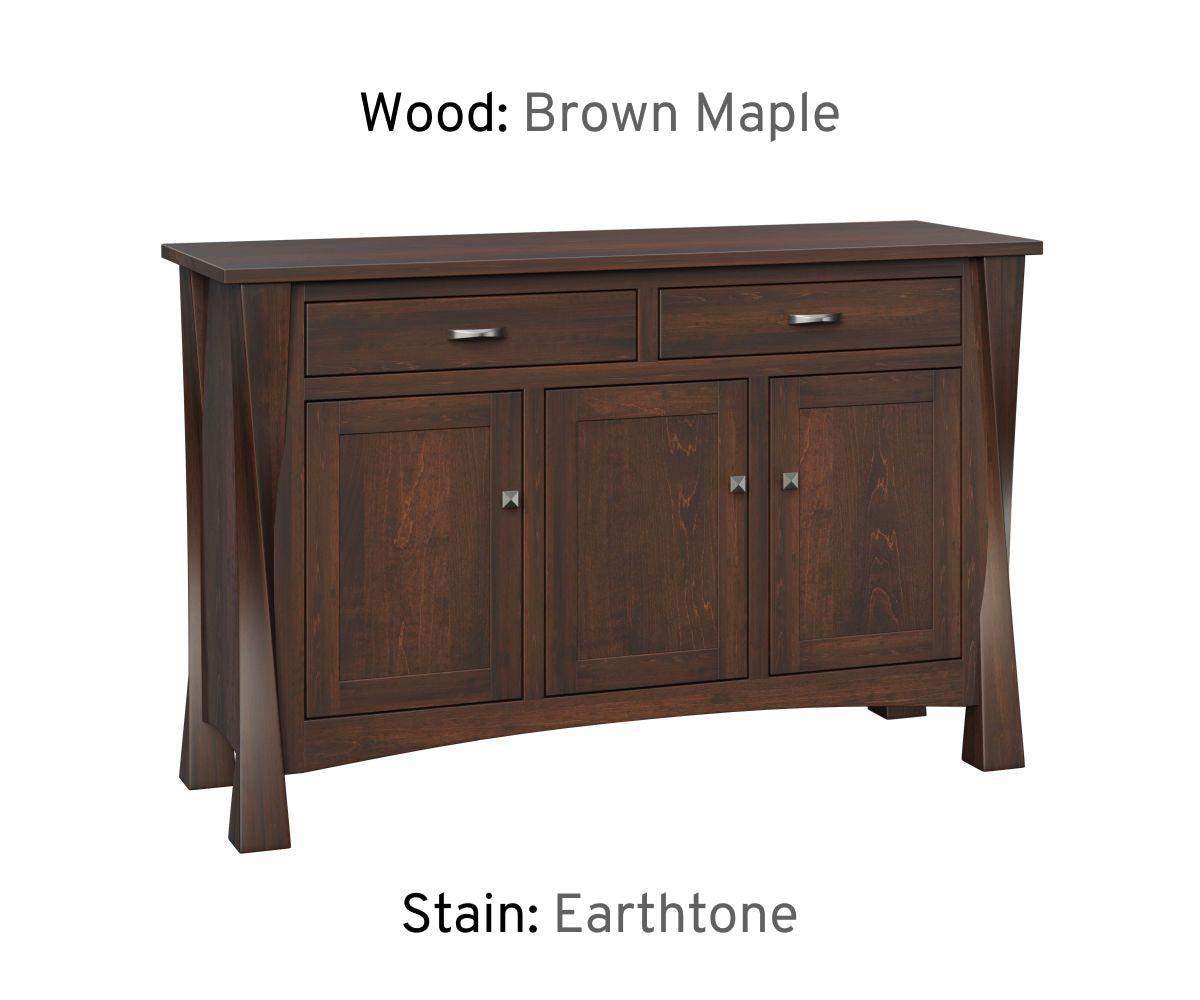 Amish Lexington Three Door Sideboard - Quick Ship