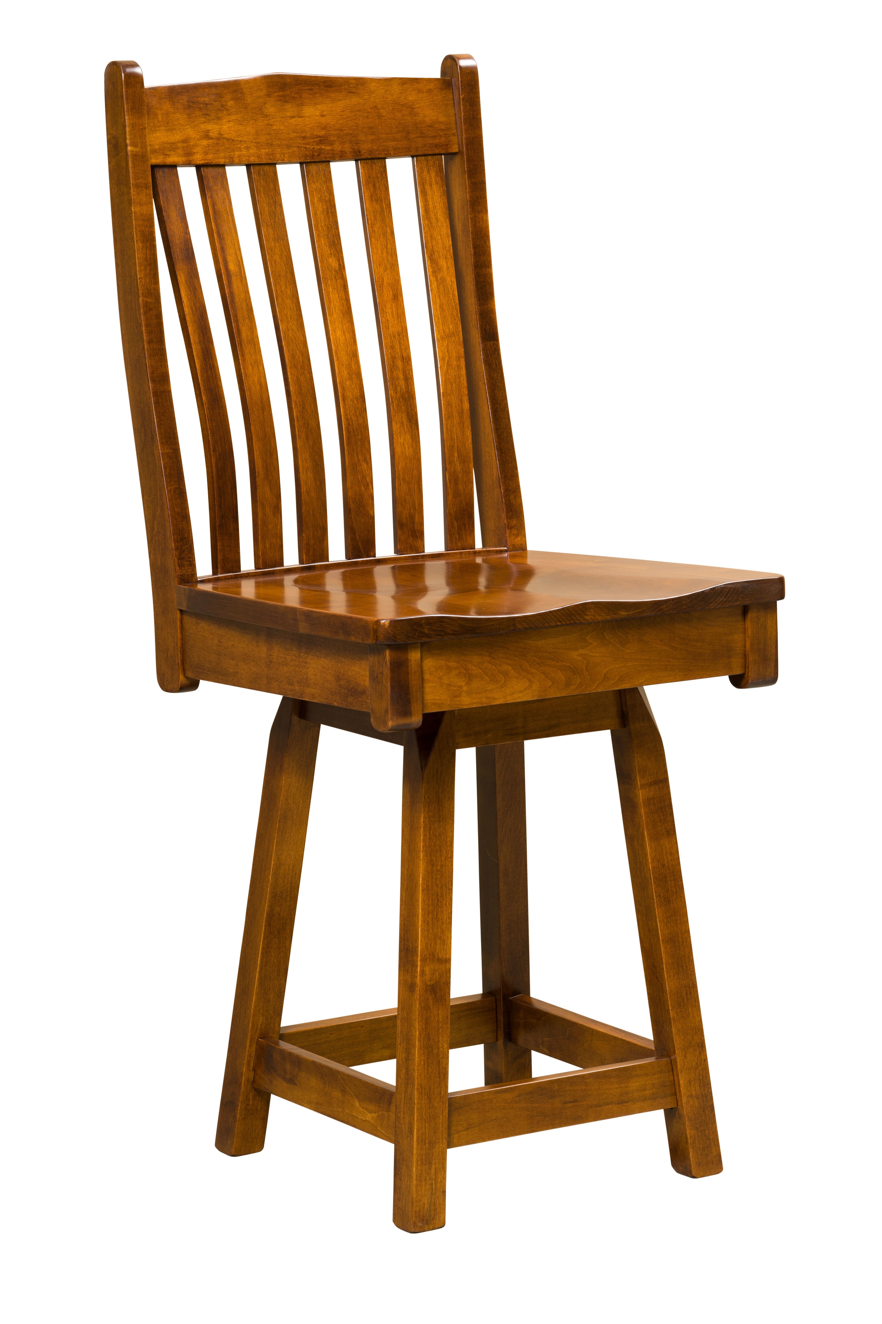 Amish Liberty Swivel Bar Stool