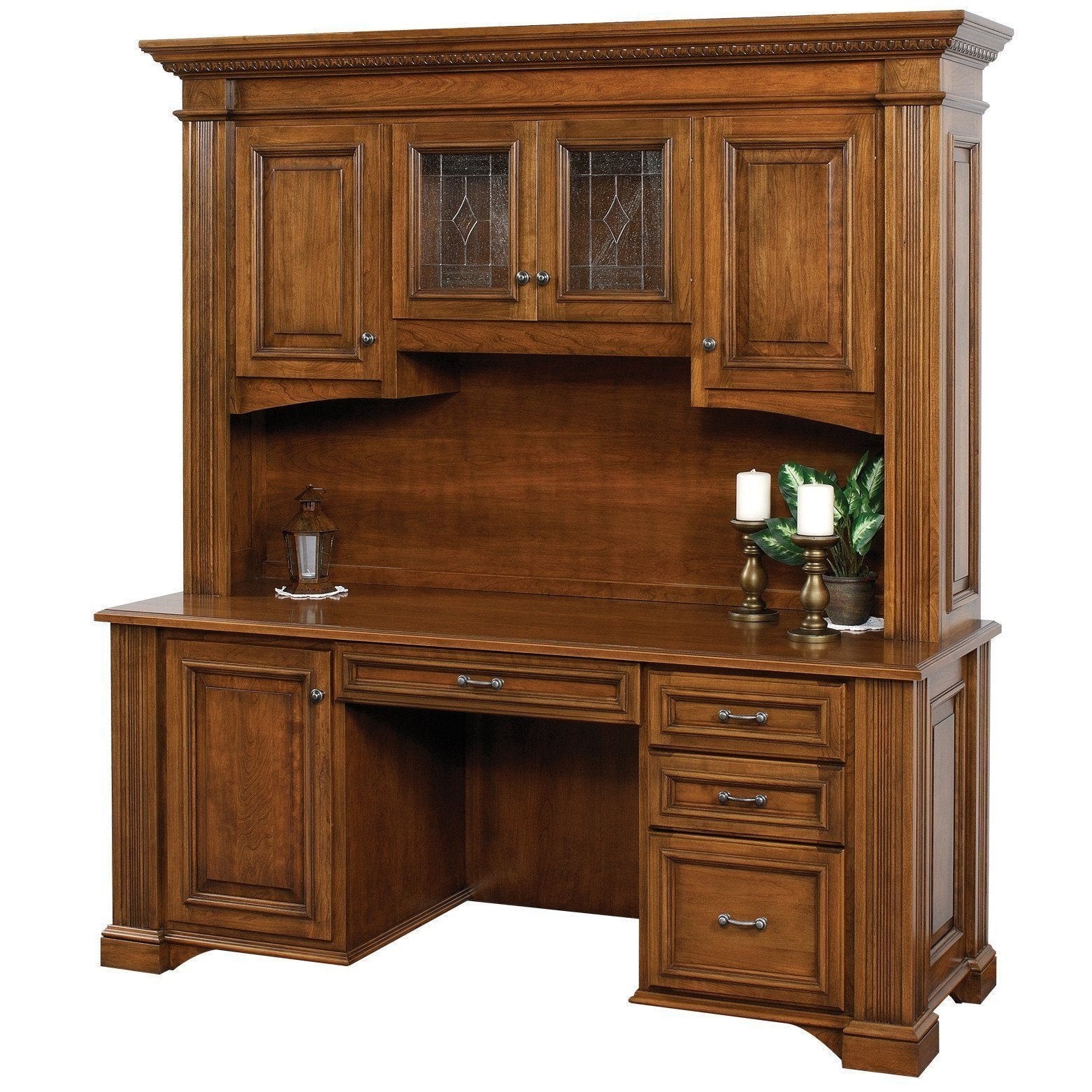 Amish Lincoln Credenza & Hutch