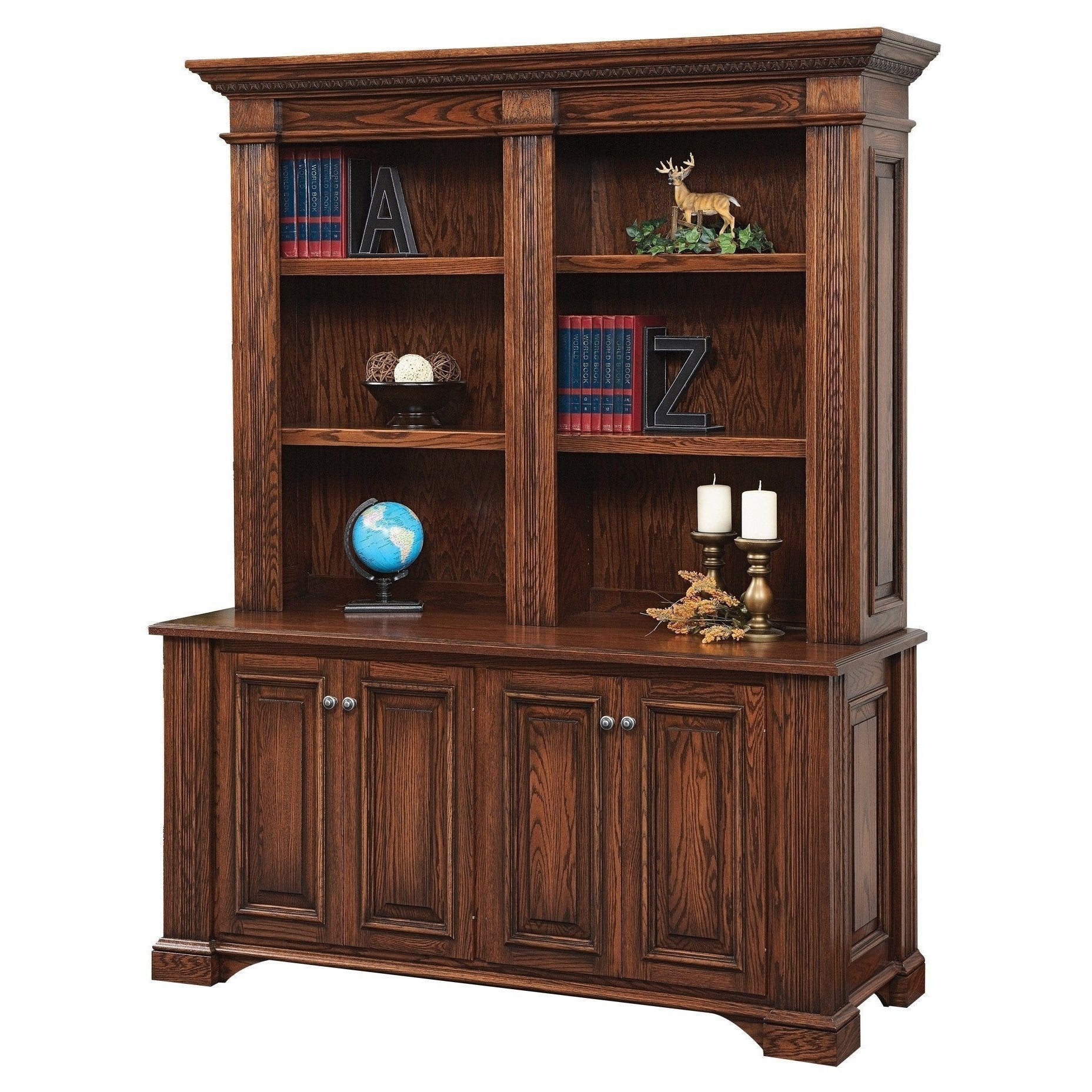 Lincoln Double Door Credenza Bookcase