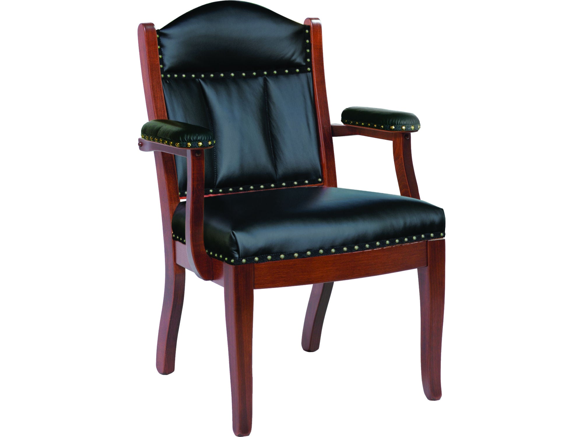 Amish Low Back Client Arm Chair - Thumbnail 5
