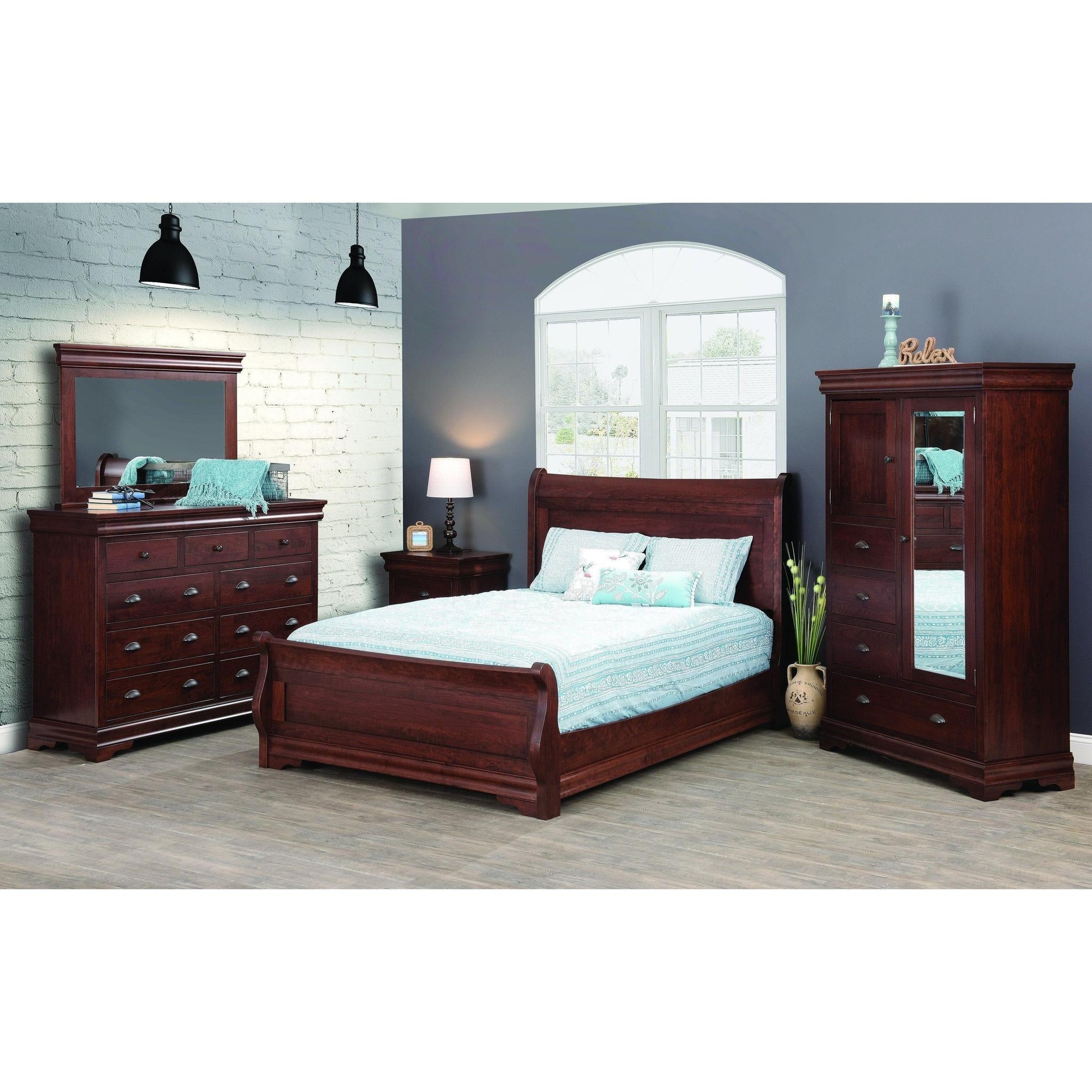Luxembourg Nightstand-Bedroom-The Amish House