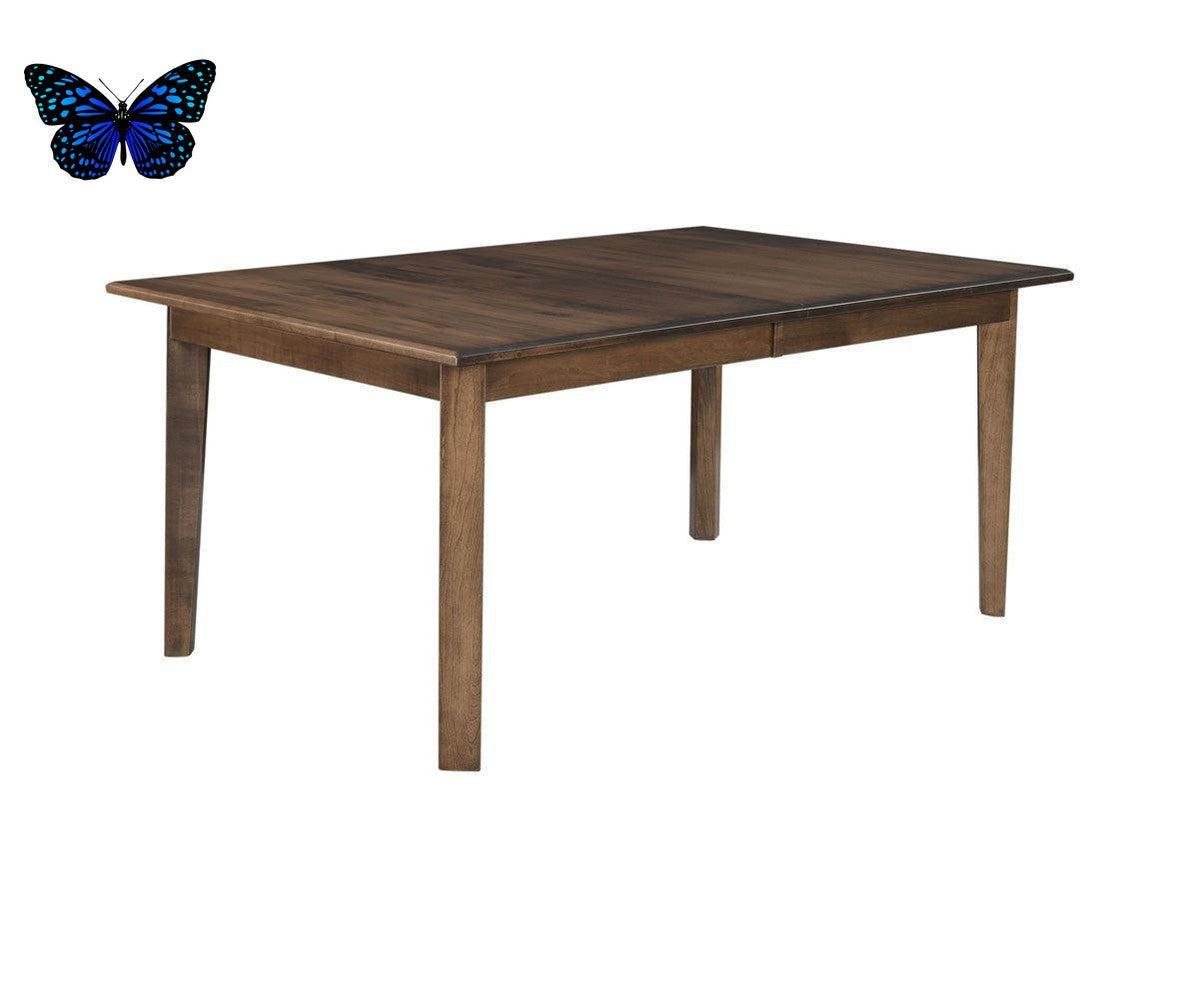 Amish Madearis Leg Table