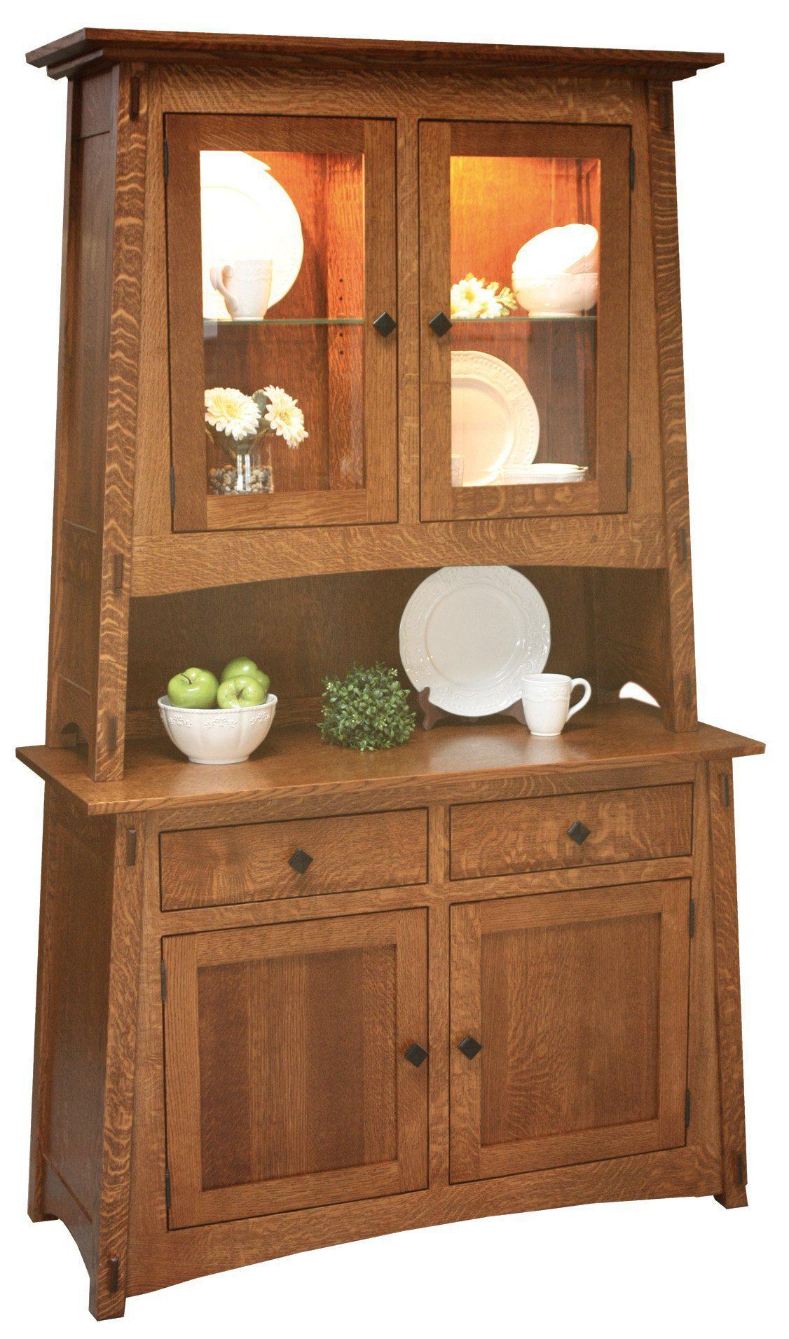 McCoy Four Door Hutch-The Amish House