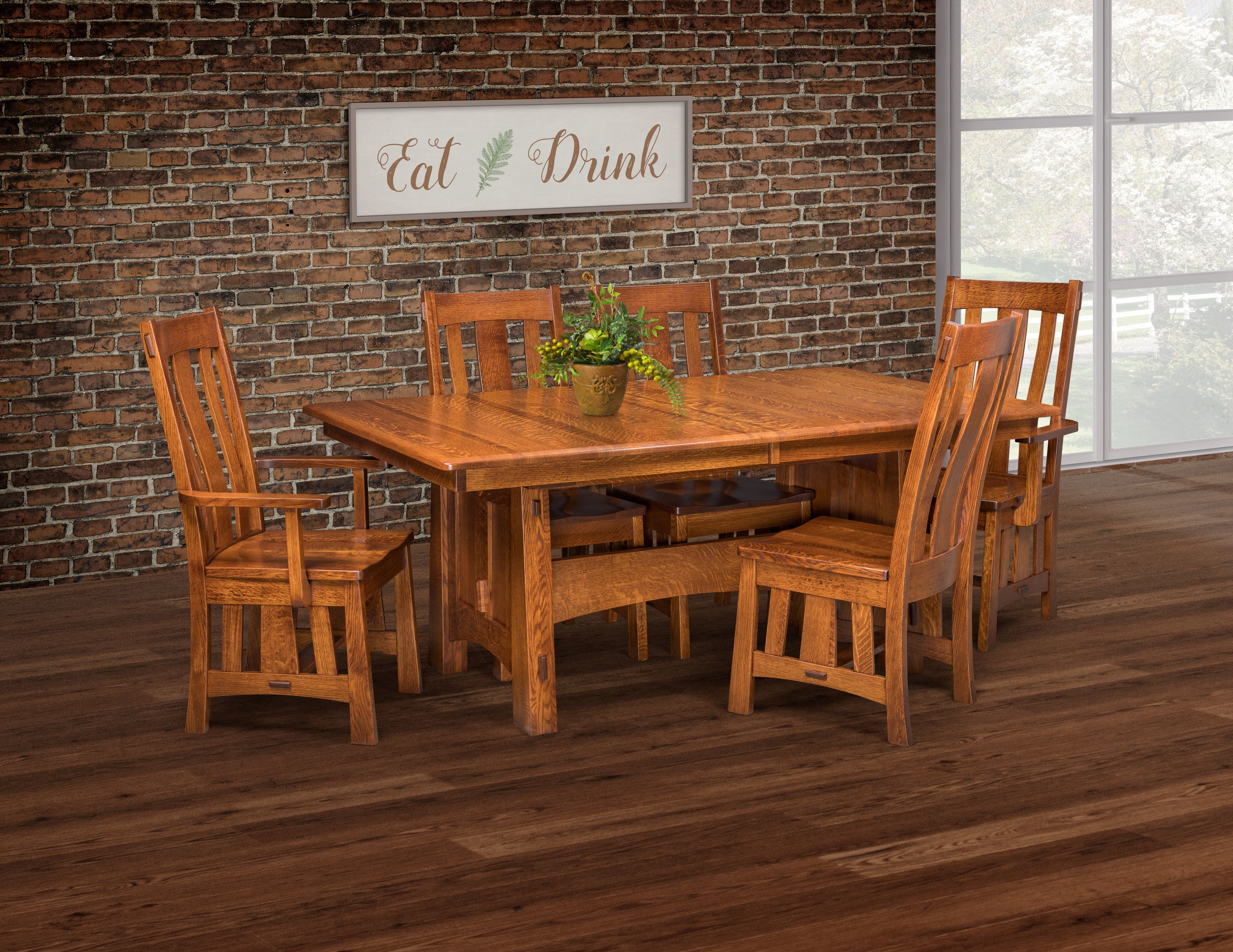 Amish Mccoy Dining Chair - Thumbnail 2