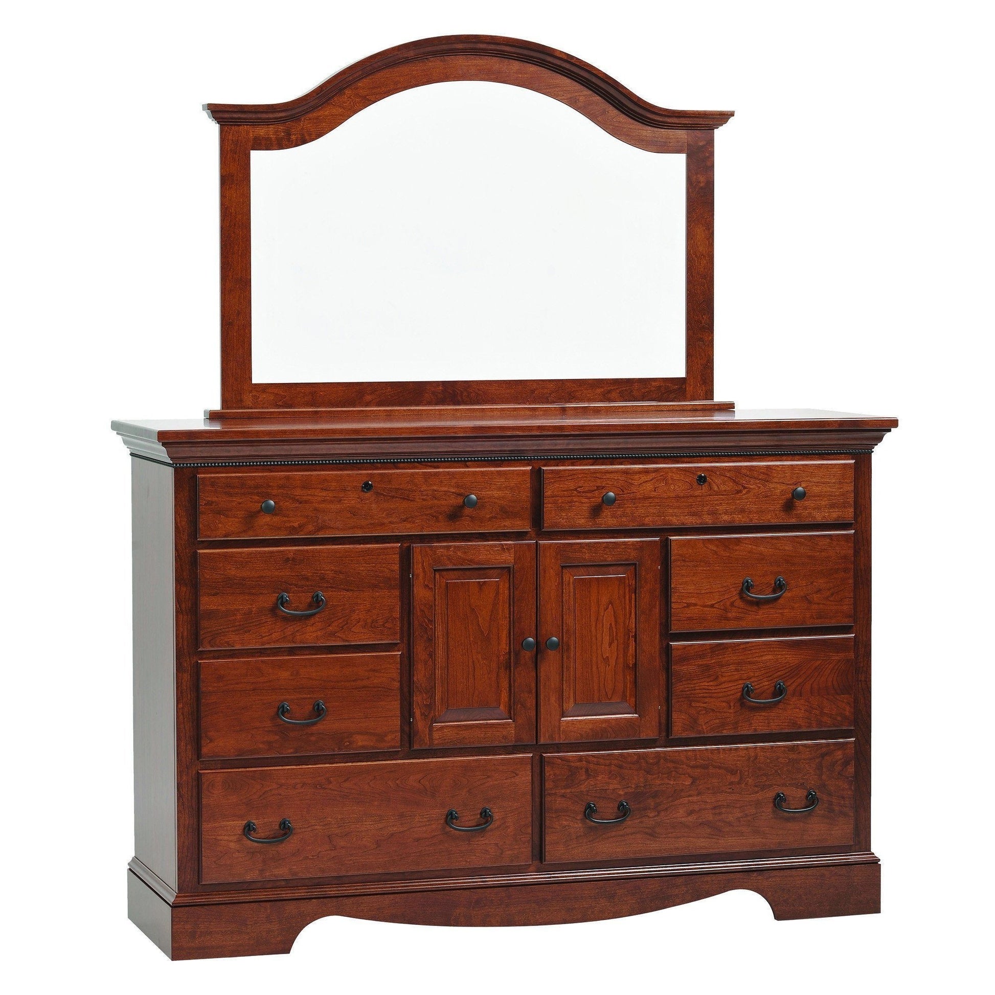 Amish Merlot Door Dresser