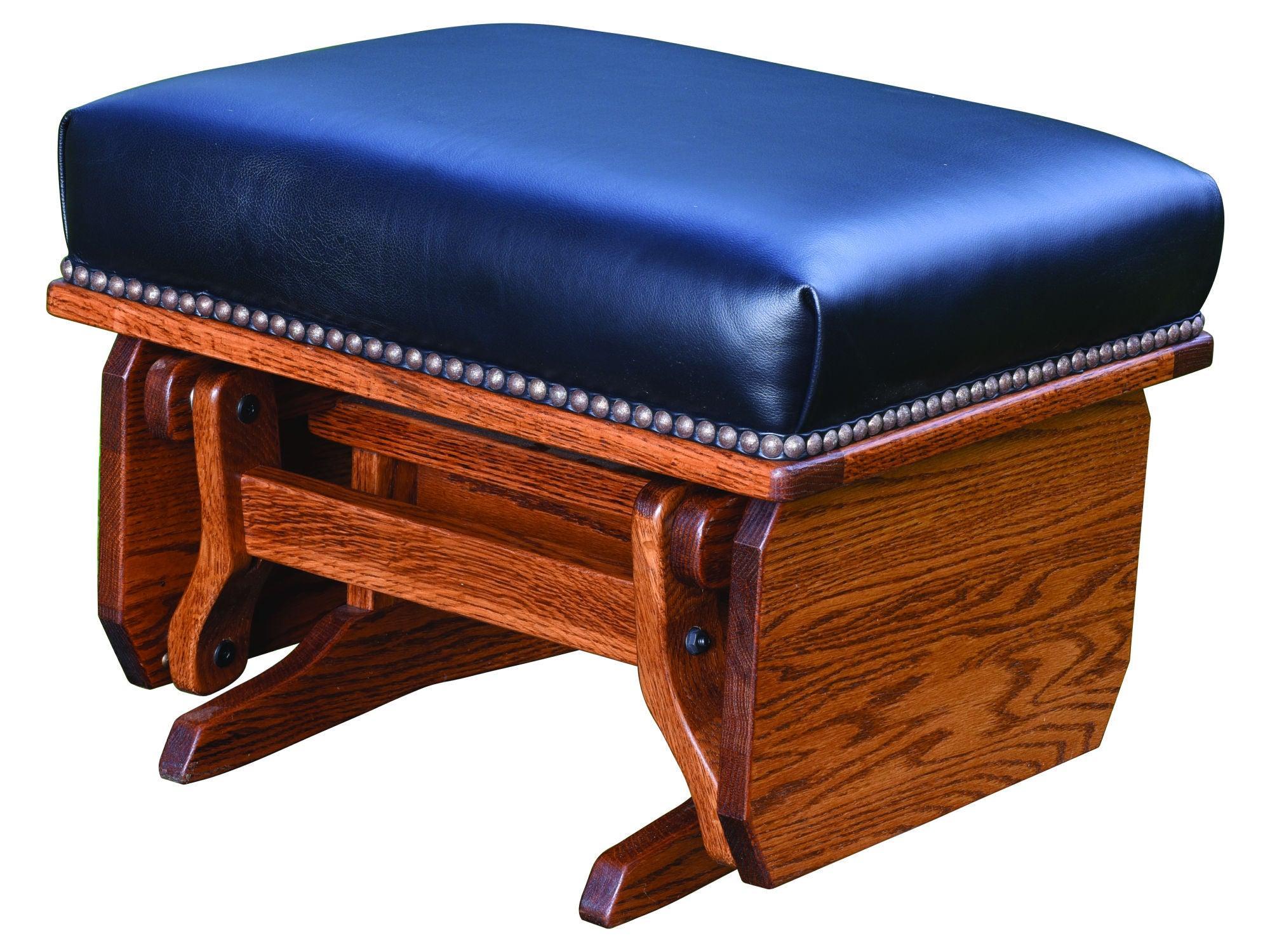 Amish Mission 20.5" Ottoman with Solid Sides