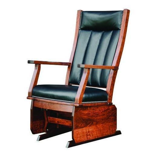 Amish Mission 43.5" Swivel Glider with Solid Sides