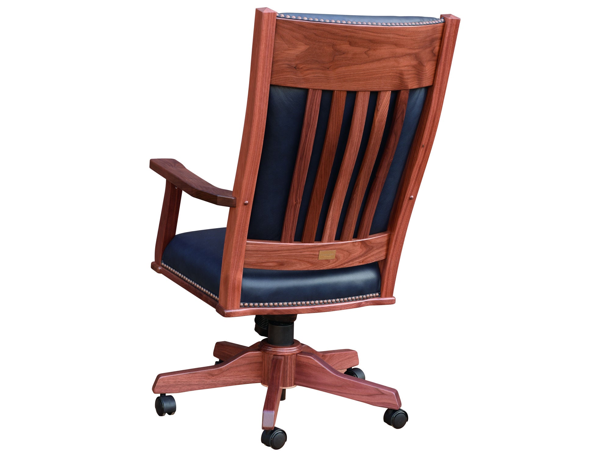 Amish Mission Office Arm Chair with Gas Lift