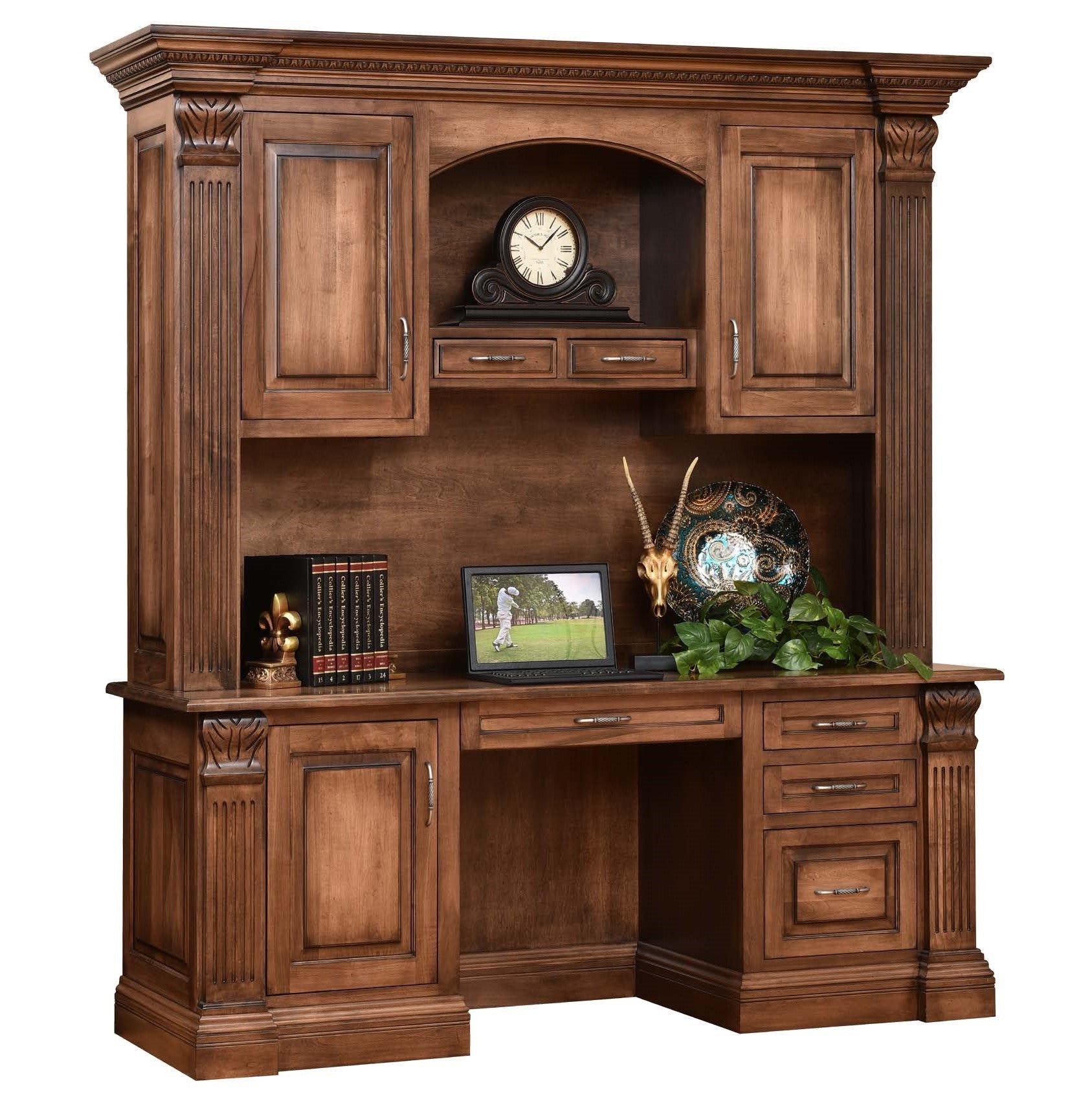 Amish Montereau Credenza and Hutch