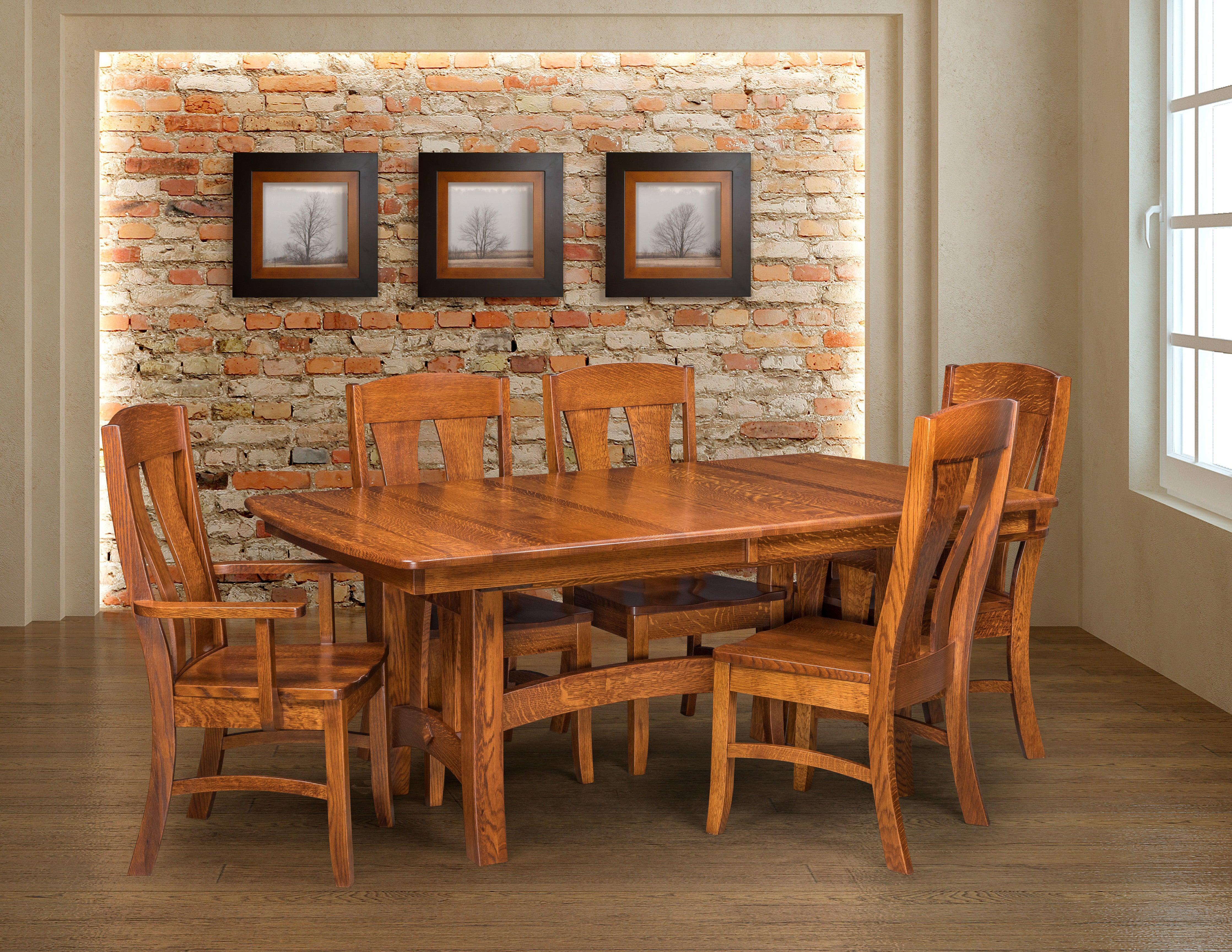 Amish Naperville Dining Chair - Thumbnail 2