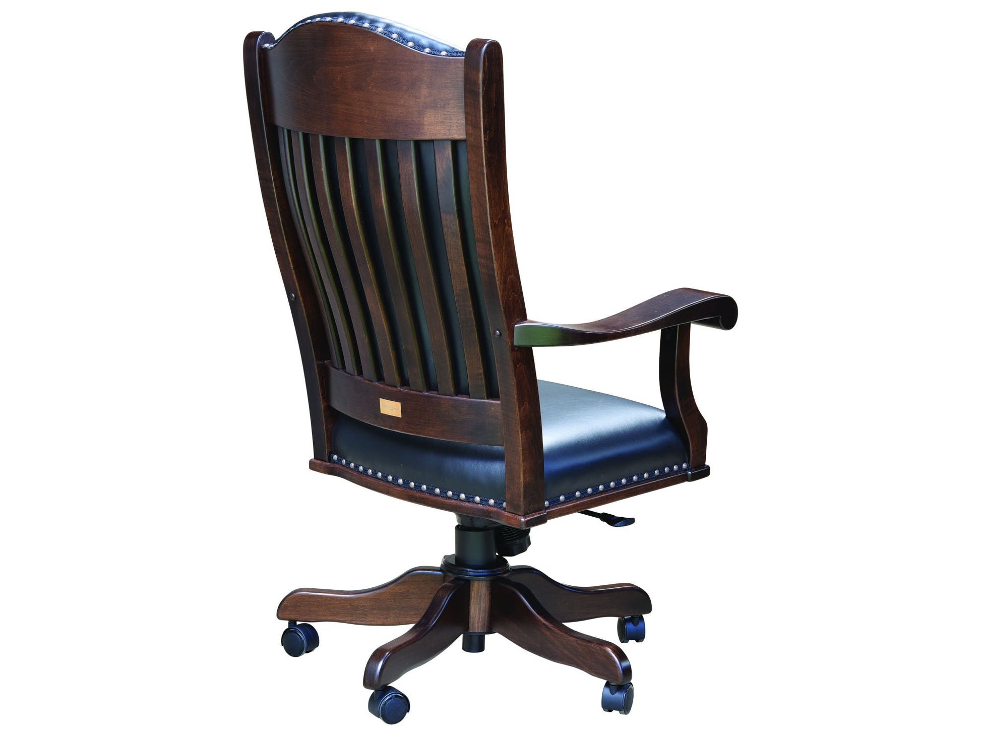 Amish Office Arm Chair with Gas Lift