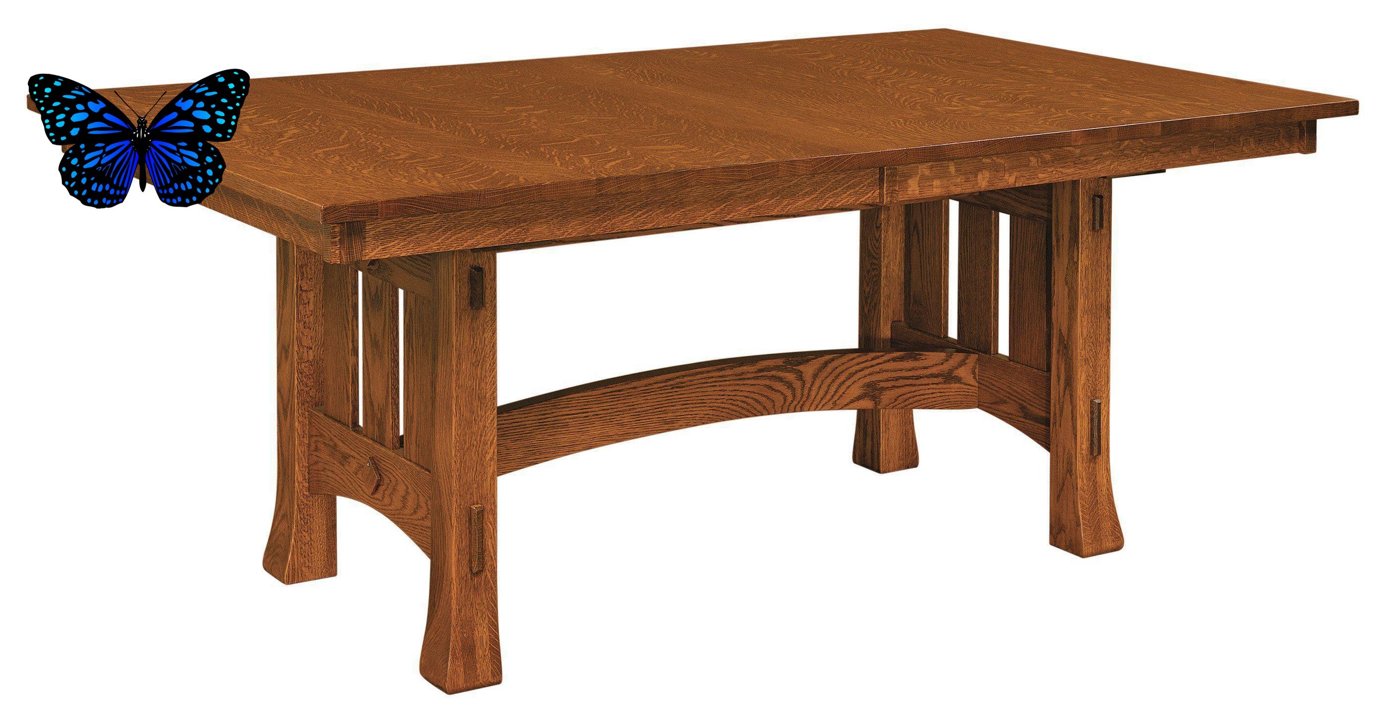 Amish Olde Century Mission Trestle Table
