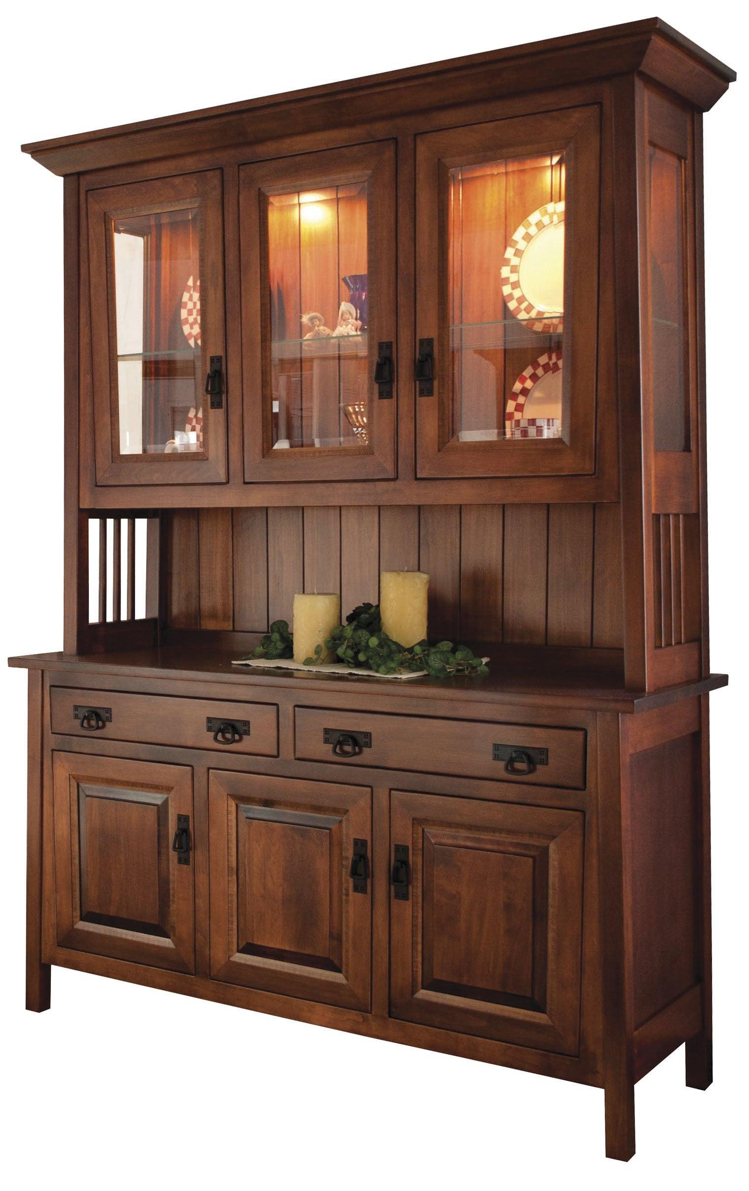 Amish Ouray Three Door Hutch