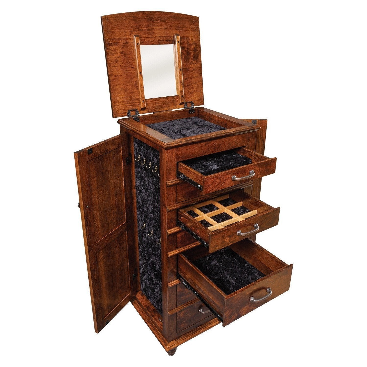 Amish Plymouth Jewelry Armoire - Thumbnail 3