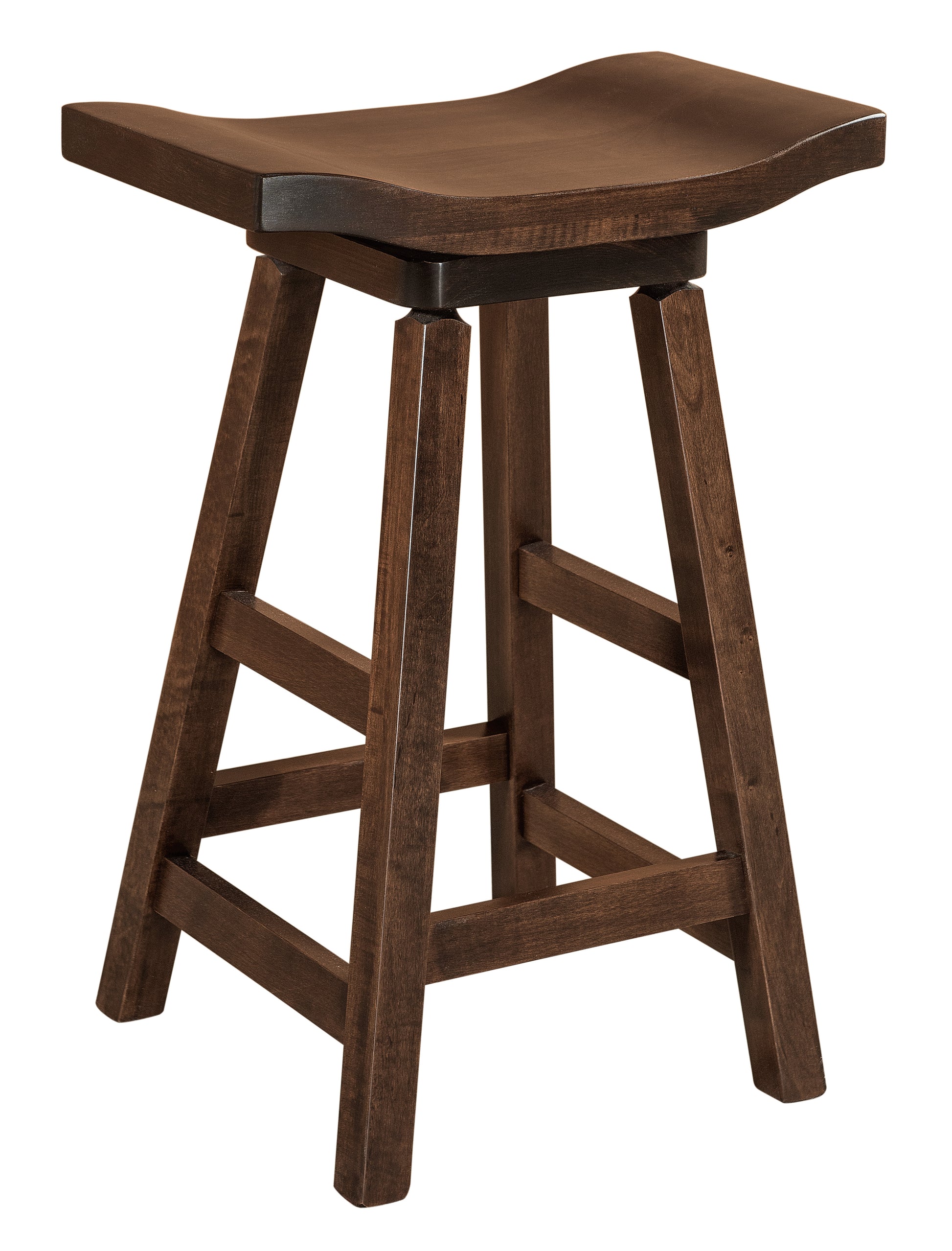 Amish Portage Swivel Barstool