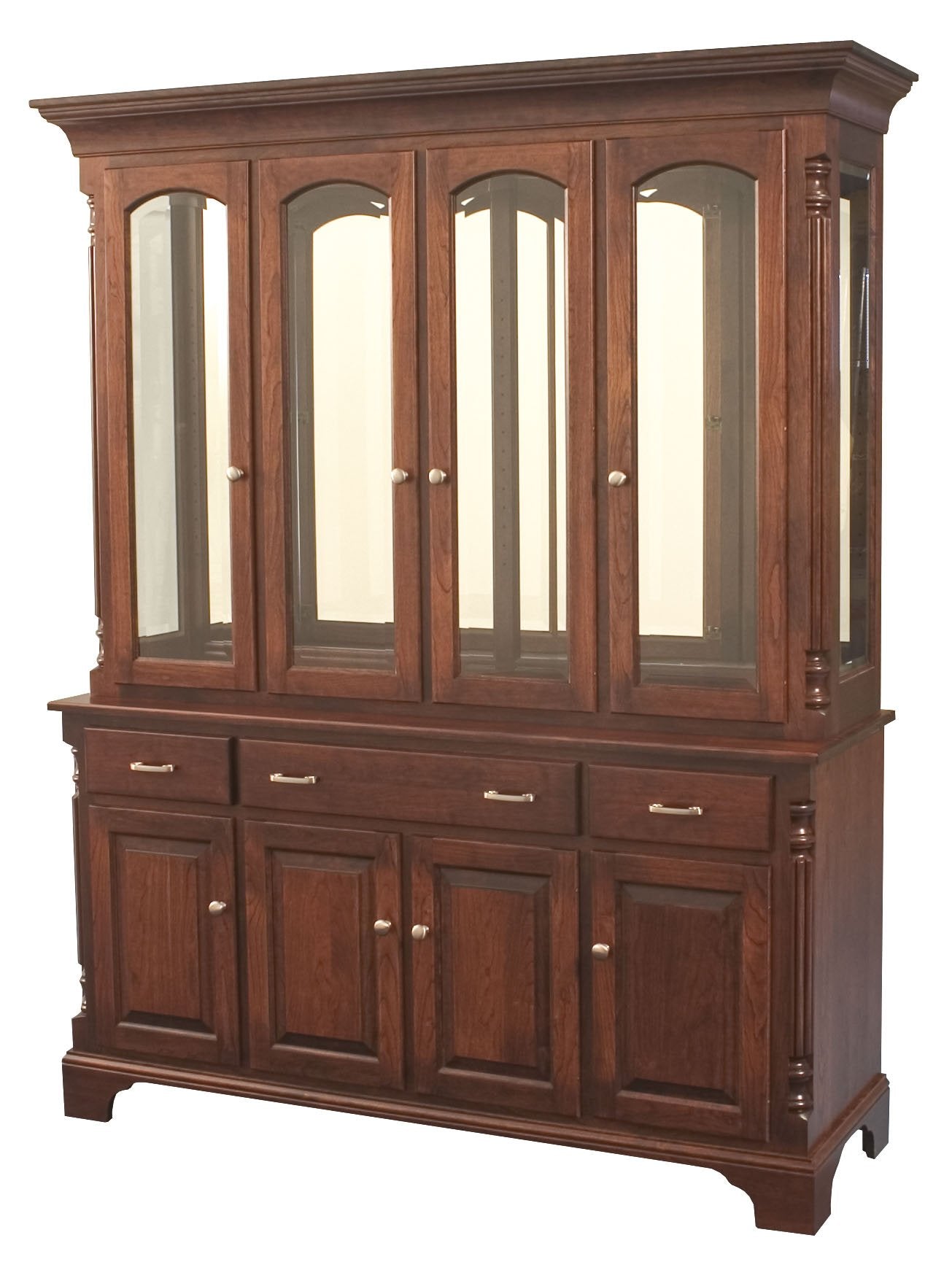 Amish Princeton Four Door Hutch