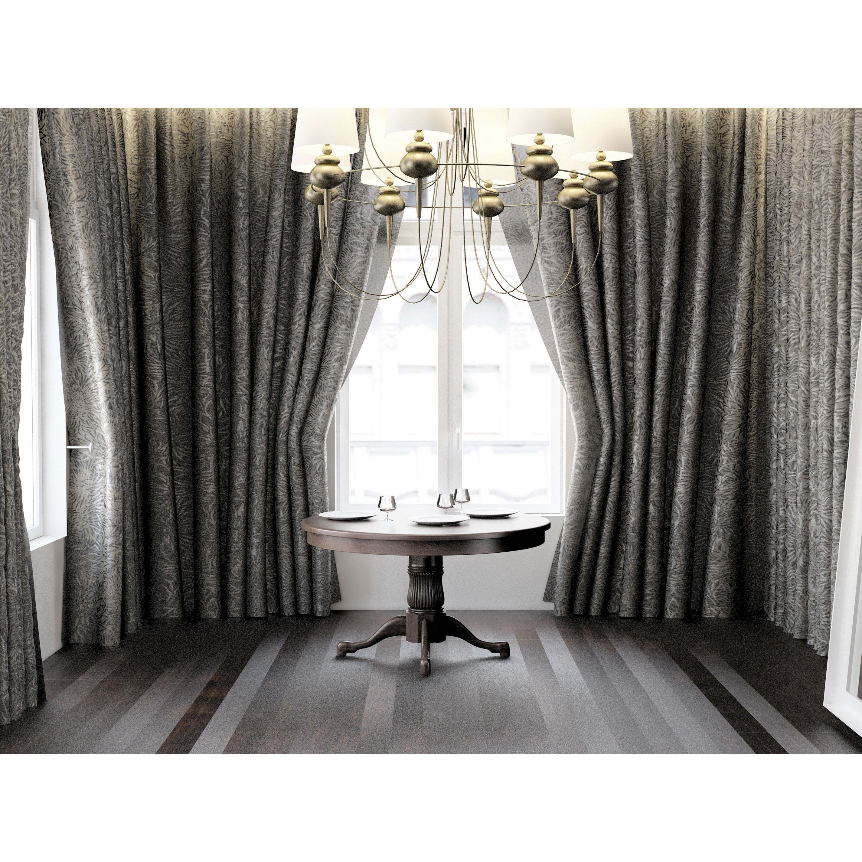 Amish Reeded Tulip Single Pedestal Table