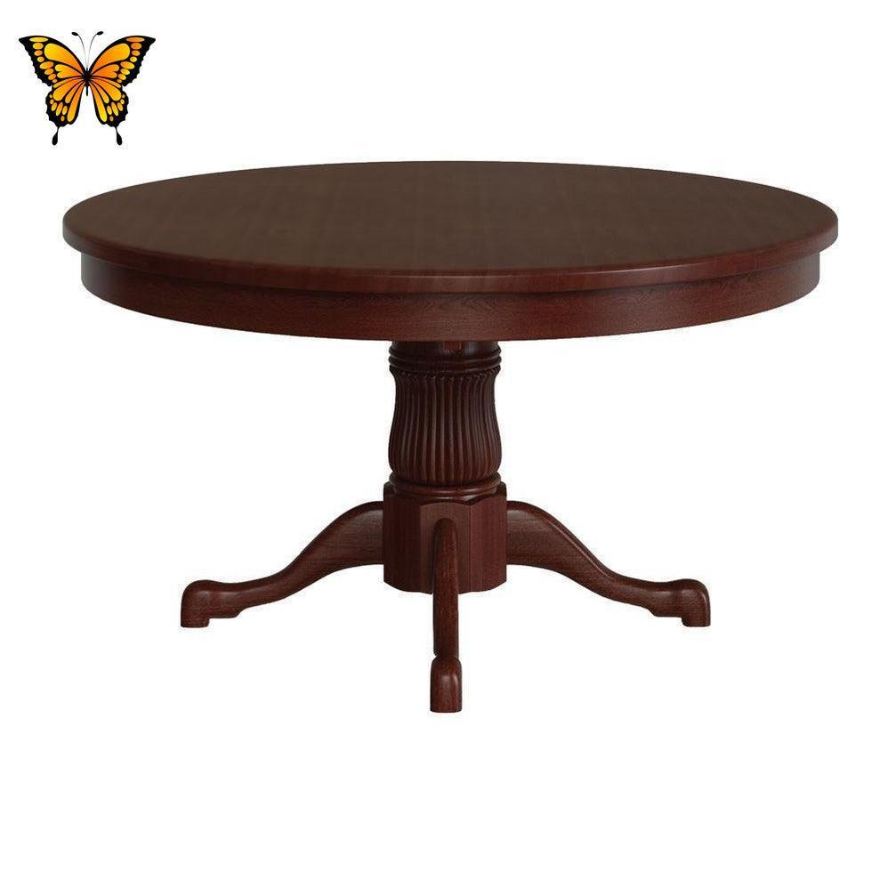Amish Reeded Tulip Single Pedestal Table - Thumbnail 2