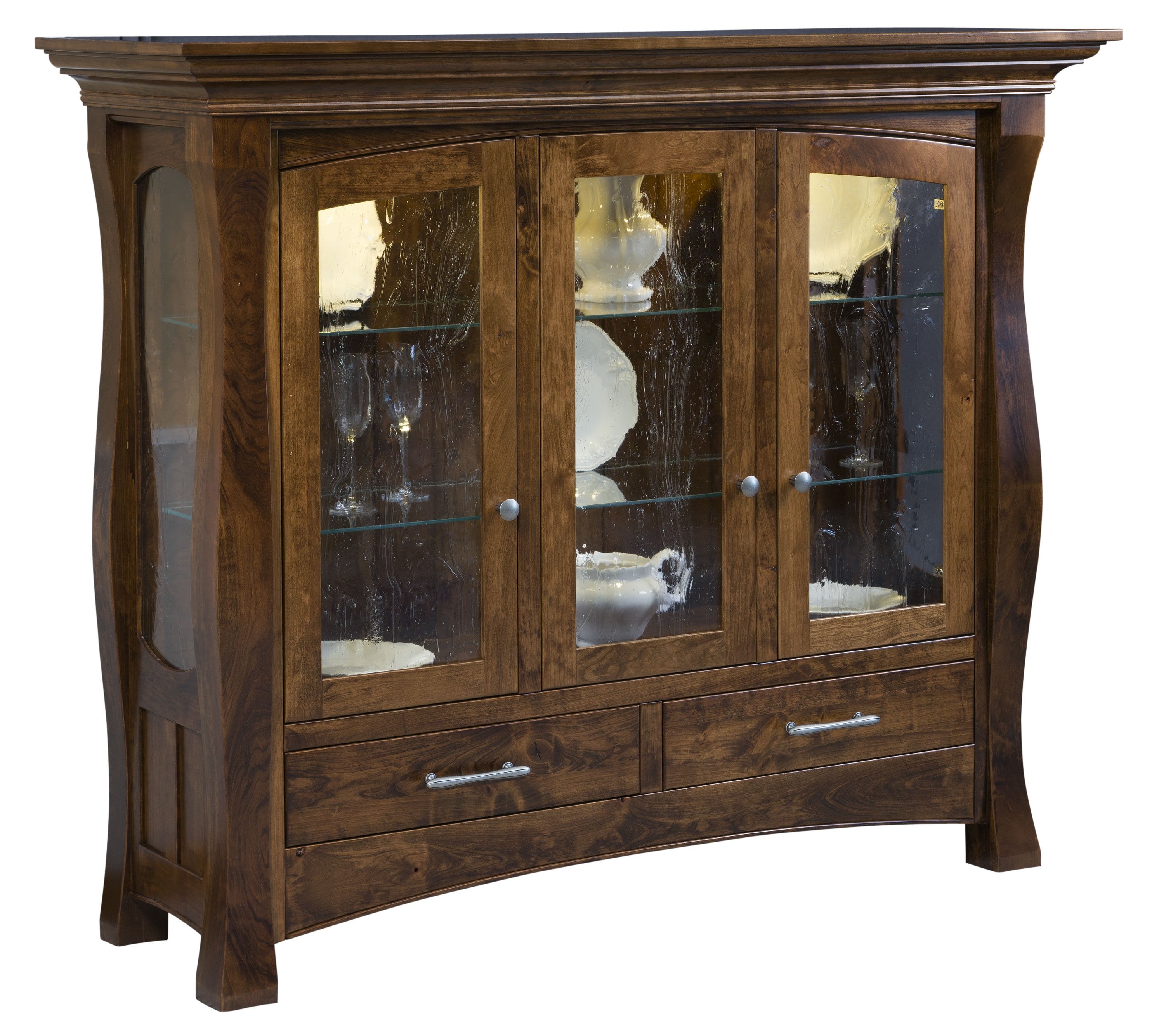 Amish Reno Curio Cabinet