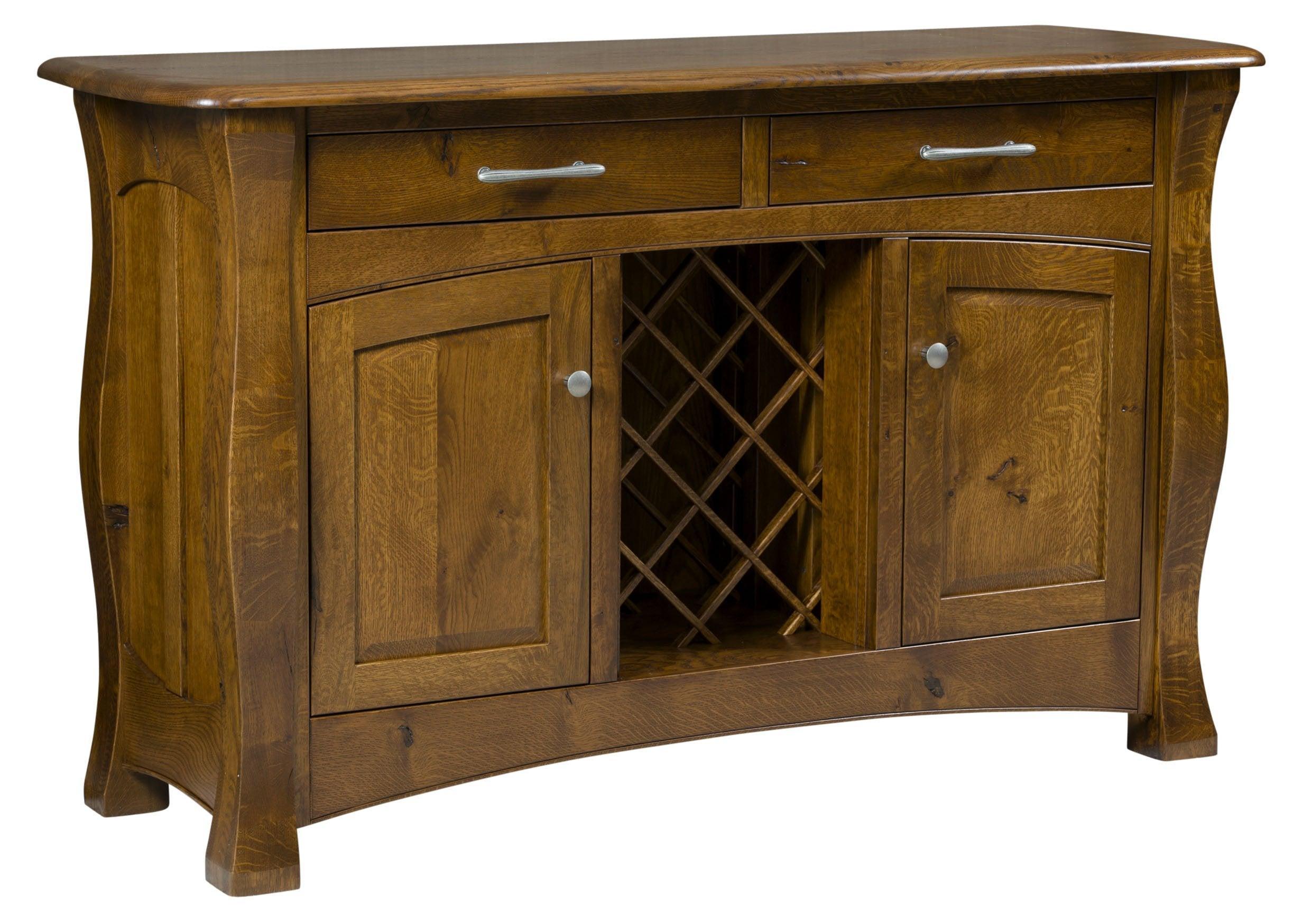 Amish Reno Sideboard with Wine Rack