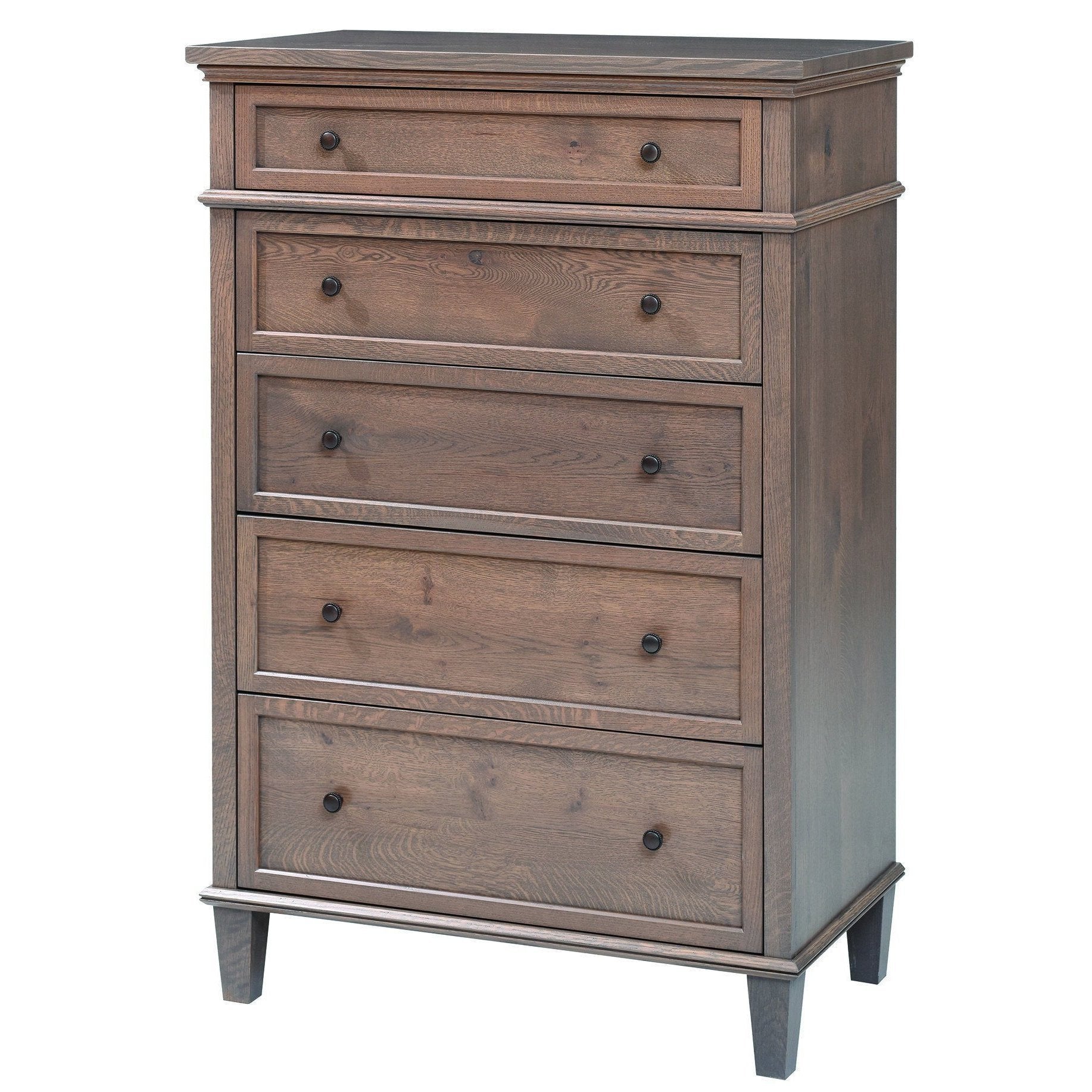 amish rockport five drawer chest
