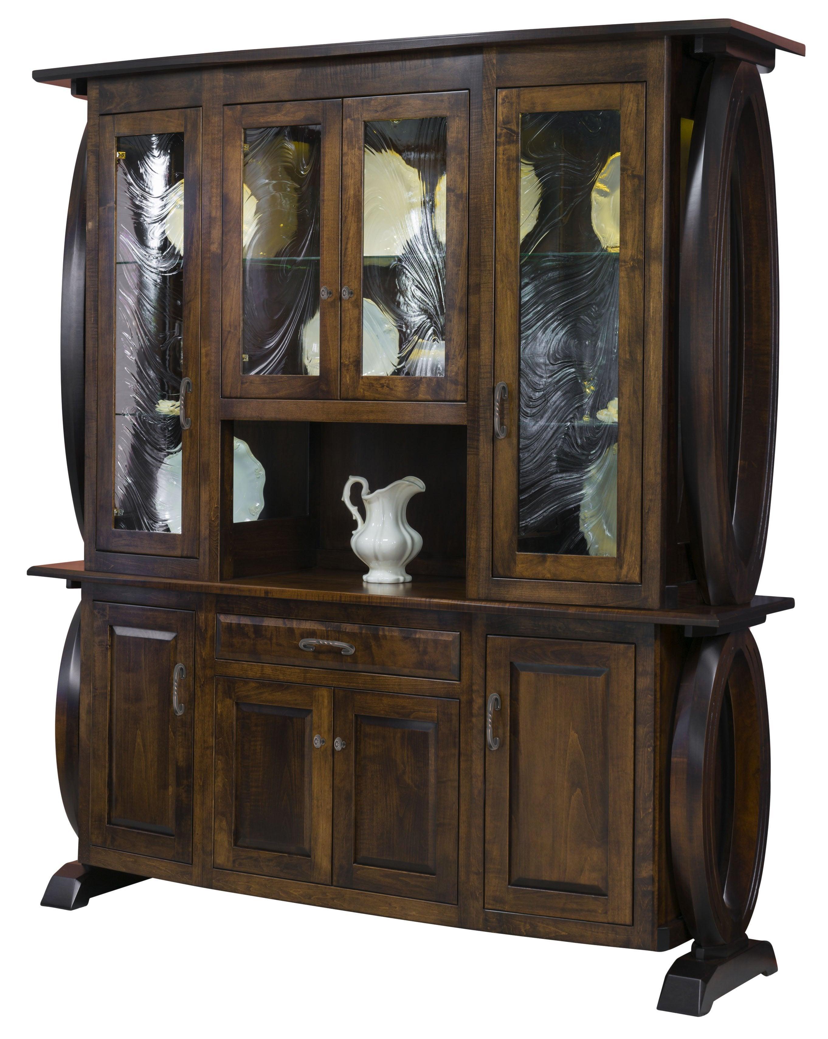 Amish Saratoga Four Door Hutch