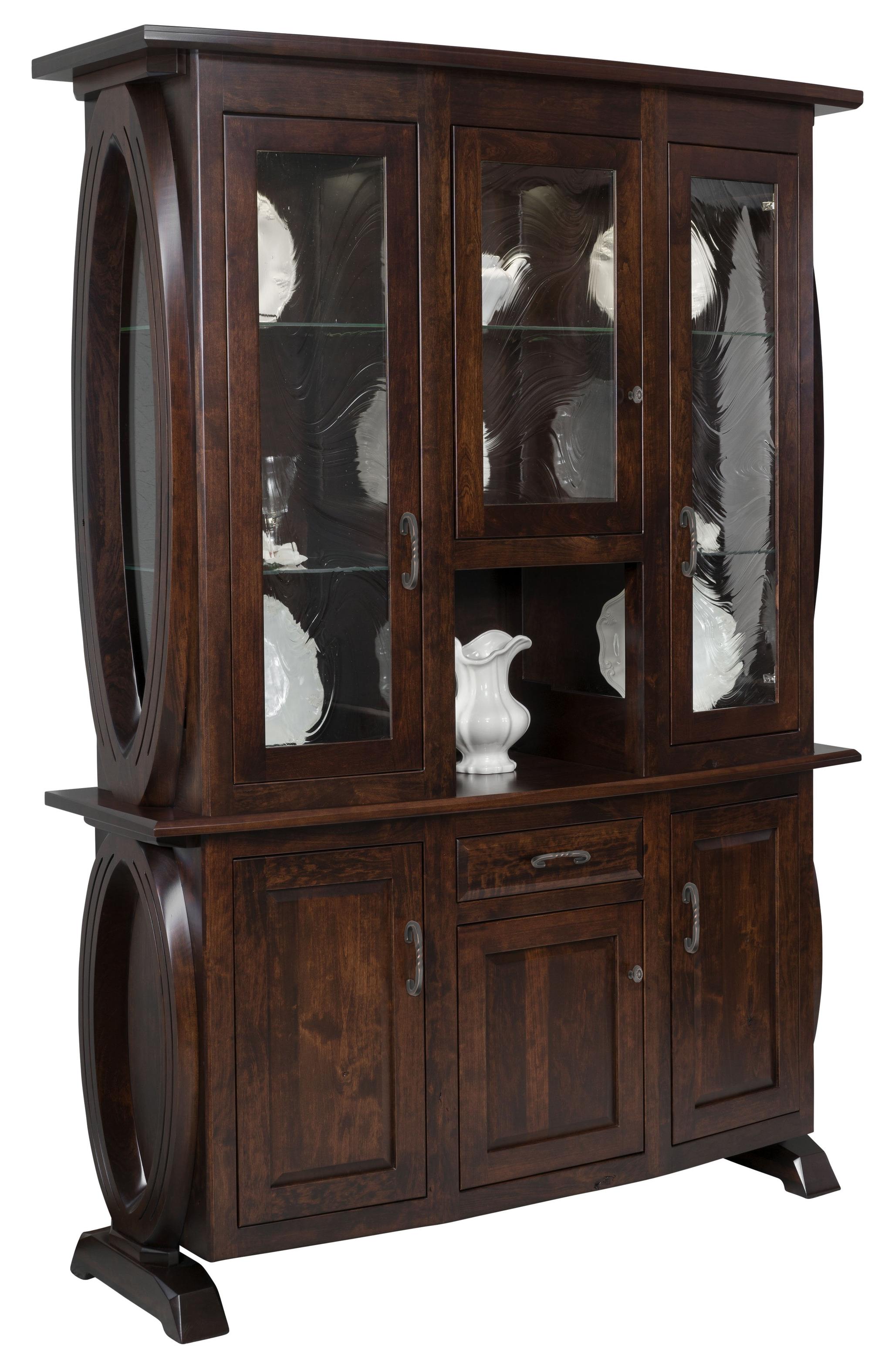 Saratoga Three Door Hutch-The Amish House