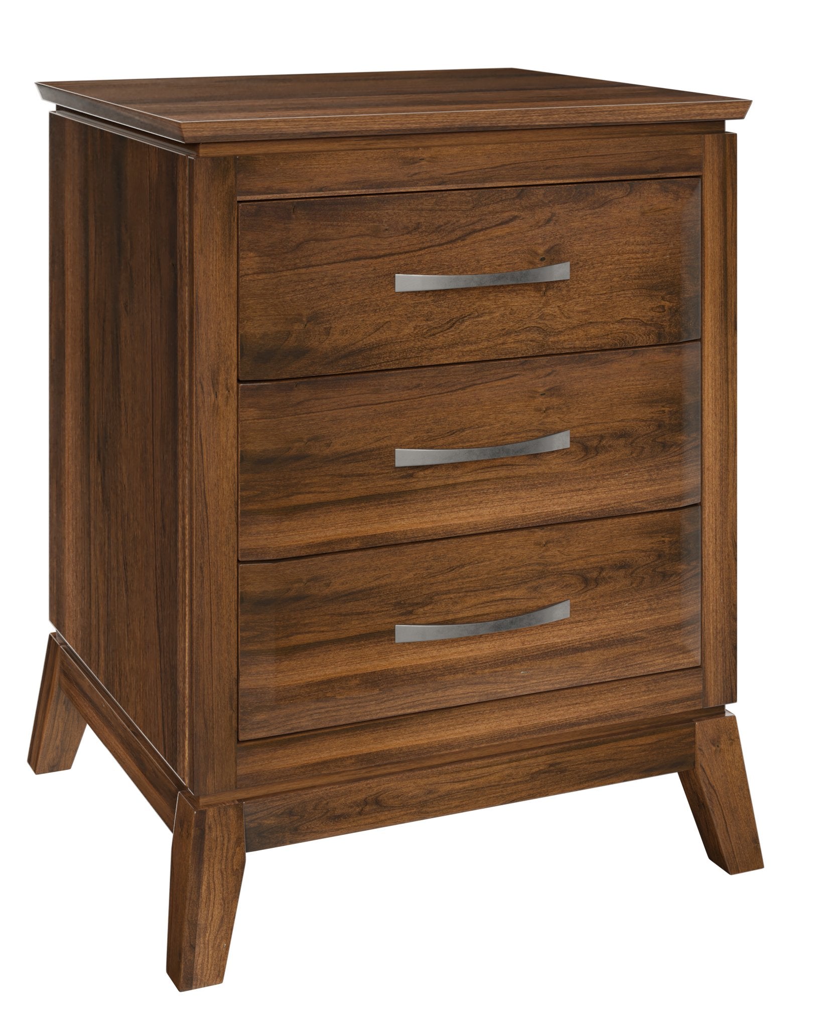 Amish Saratoga Three Drawer Nightstand