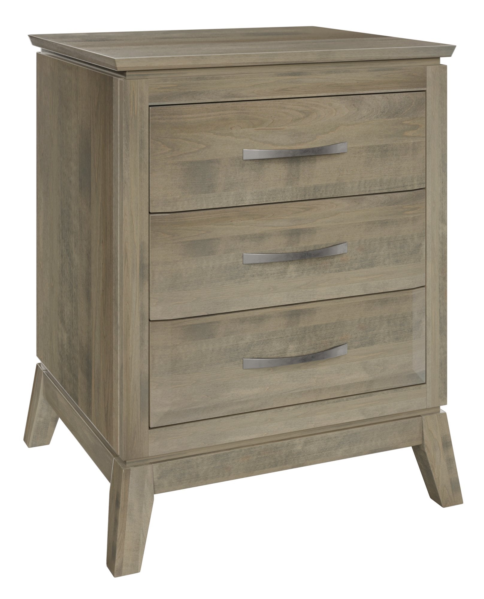 Amish Saratoga Three Drawer Nightstand