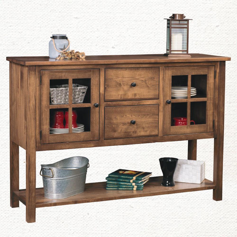 Amish Savannah 60" Two Door Two Drawer Buffet
