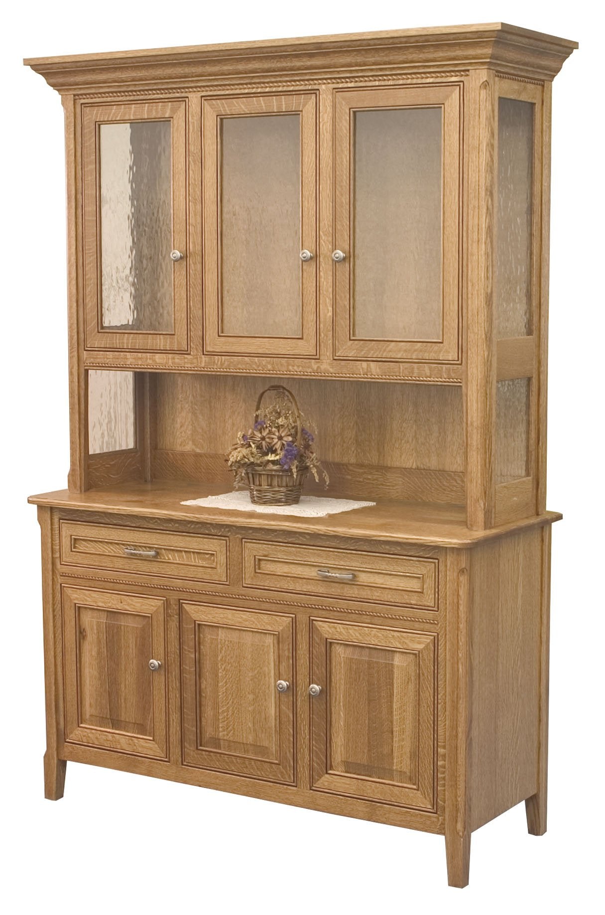 Siesta Two Door Hutch With Mitre Door-The Amish House